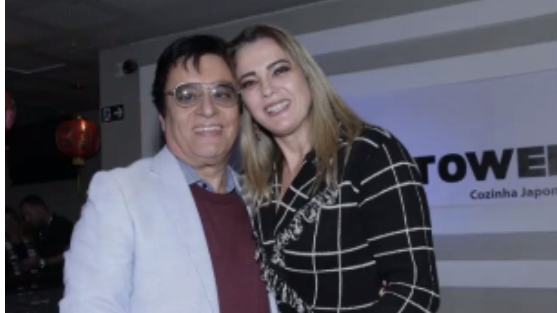Nahim e ex-esposa, Andreia de Andrade