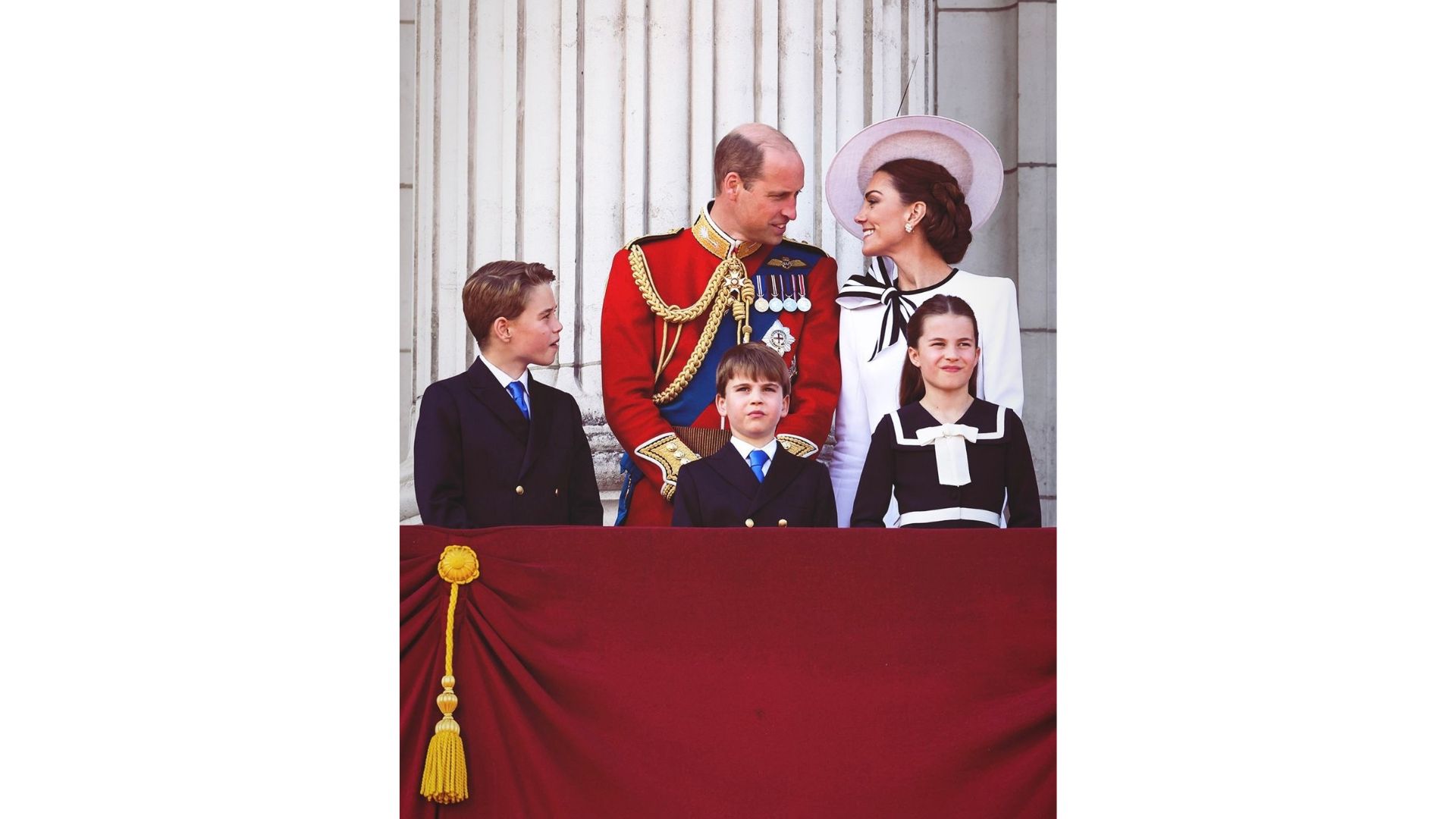 Kate, pr&iacute;ncipe William e os filhos 
