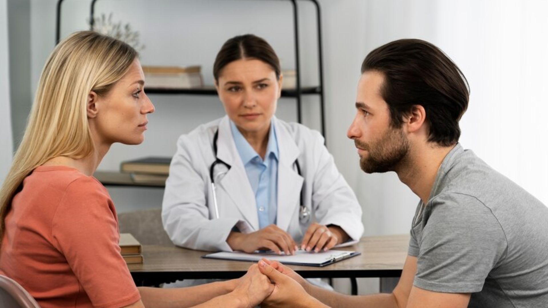Casal no médico