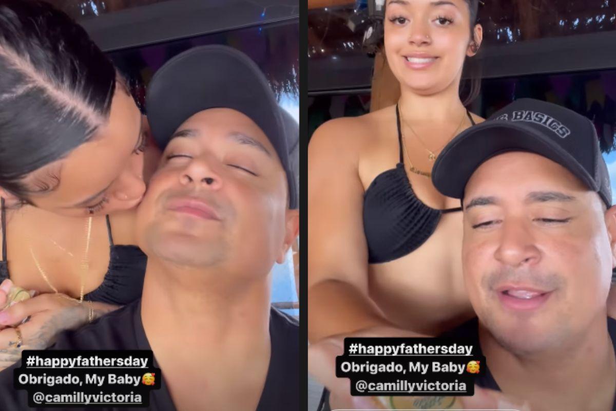Xanddy reaparece com a filha Camilly Victoria