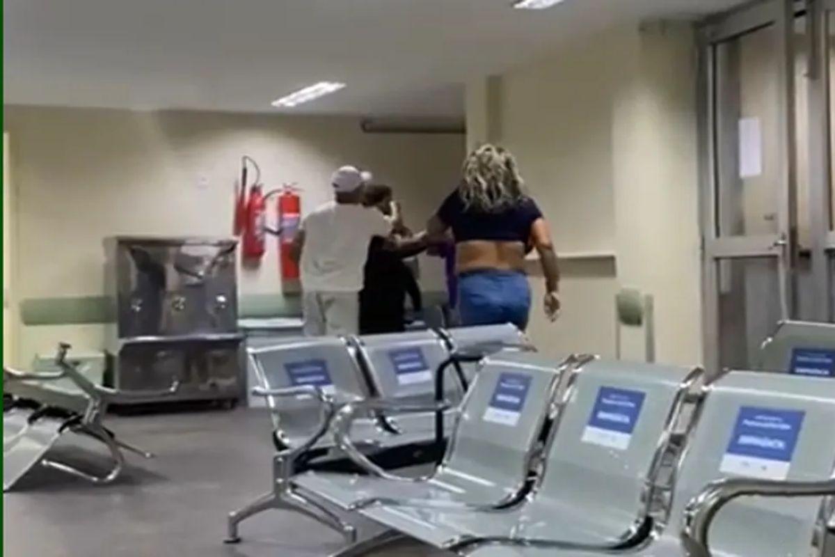 Pai e filha são mantidos presos após confusão em hospital