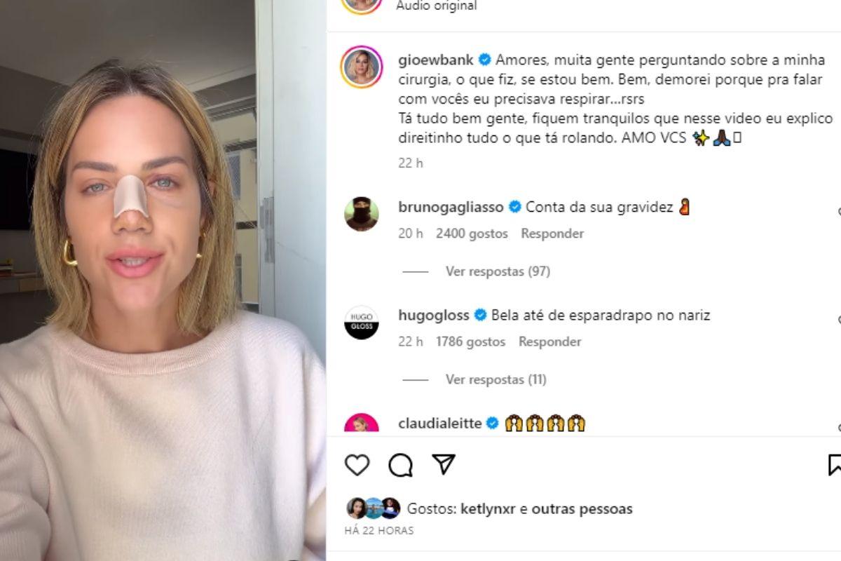 Bruno Gagliasso brinca sobre gravidez de Giovanna