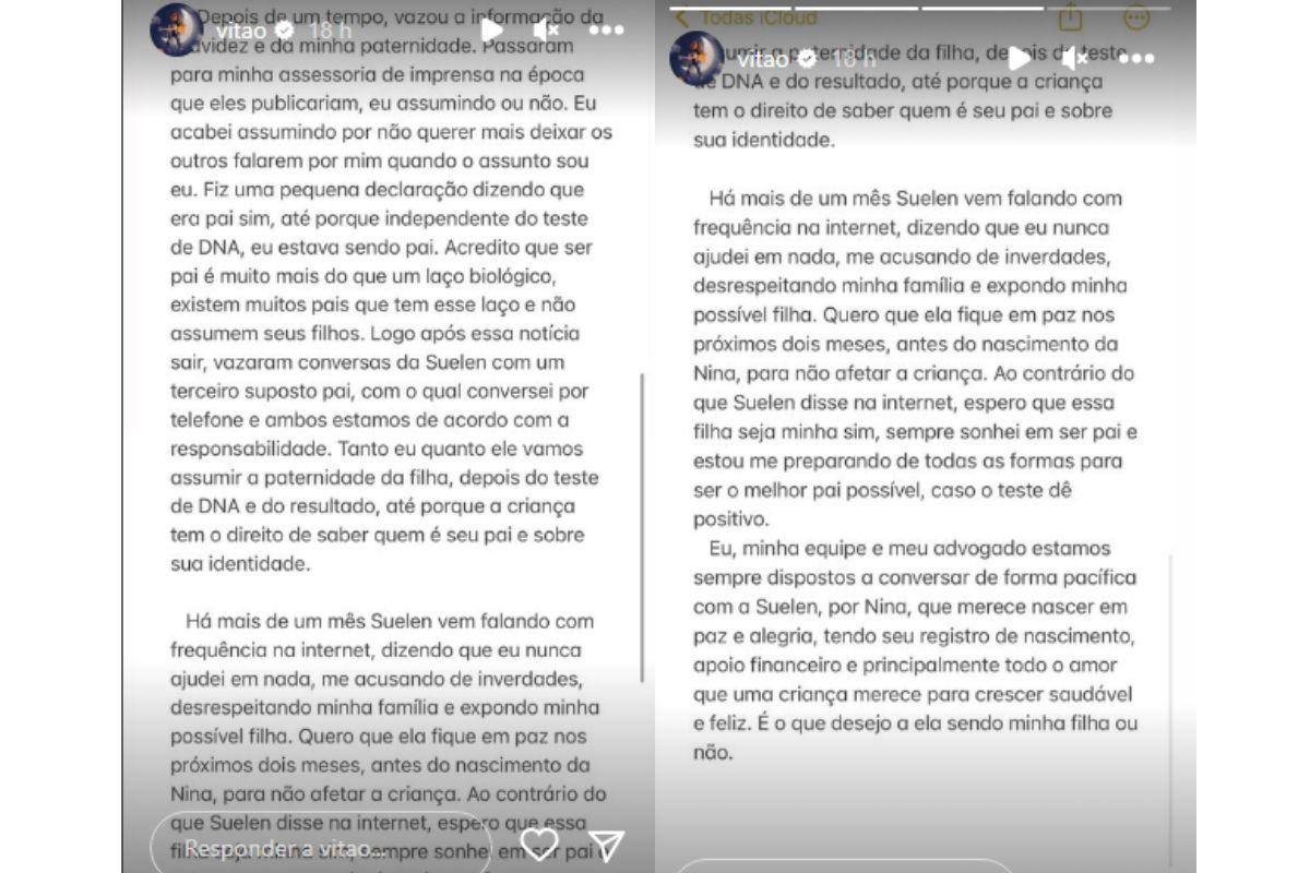Desabafo de Vitão parte 2
