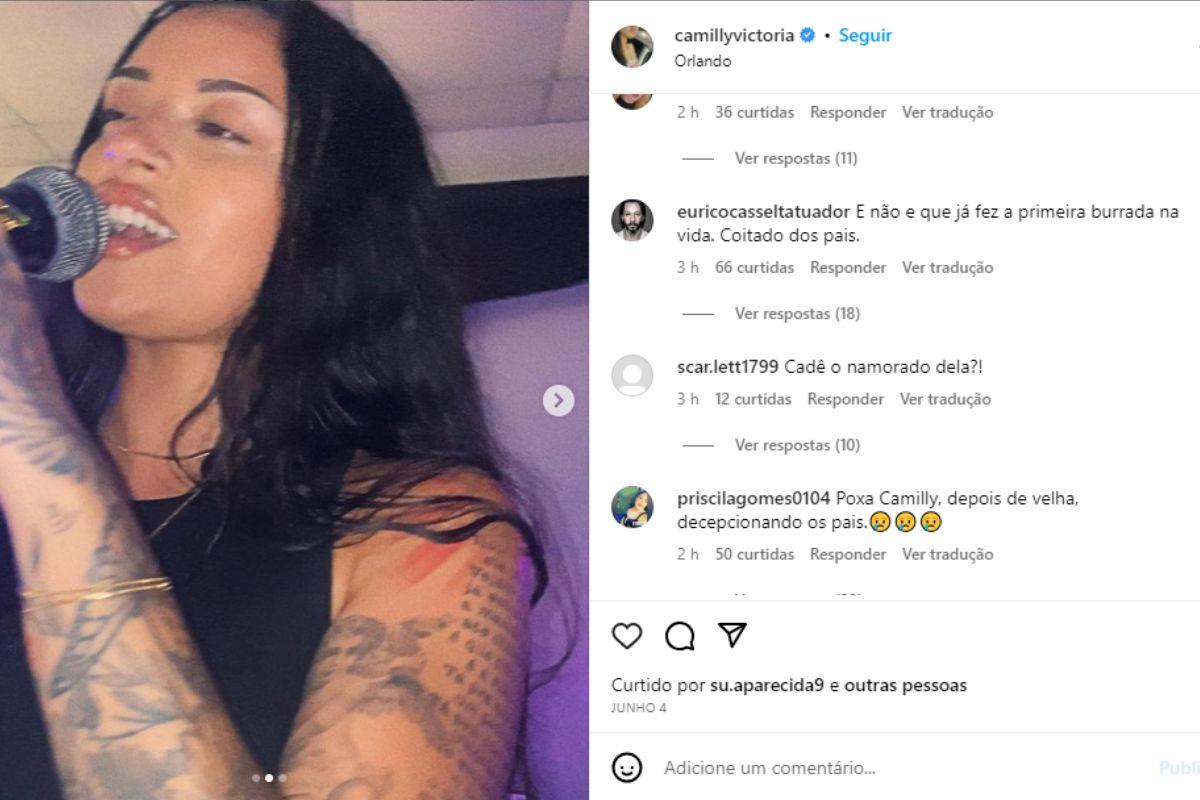 Camilly Victória recebe critics e elogios de internautas após assumir namoro