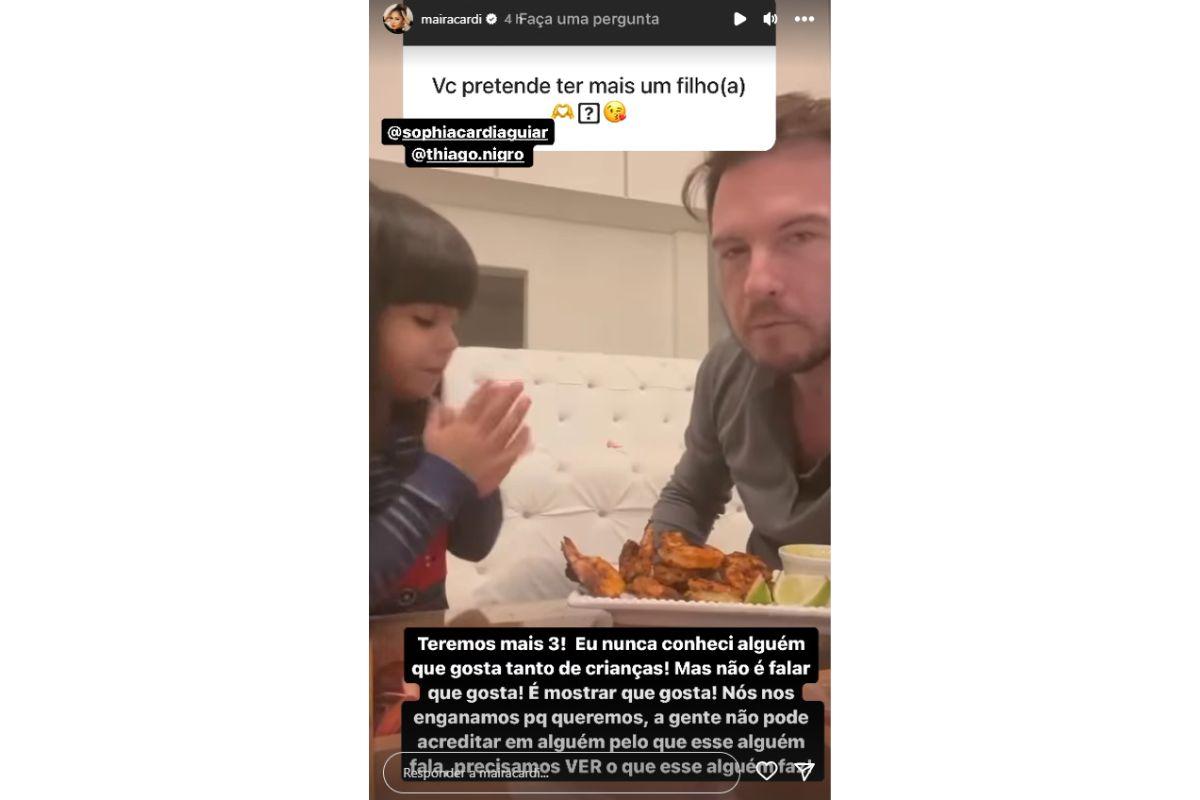 Maíra Cardi, filha Maíra Cardi, filha Arthur Aguiar, ex Arthur Aguiar, Thiago Nigro, Primo Rico, namorado Maíra Cardi, namoro Primo Rico, namoro Thiago Nigro, casamento Thiago Nigro, casamento Primo Rico