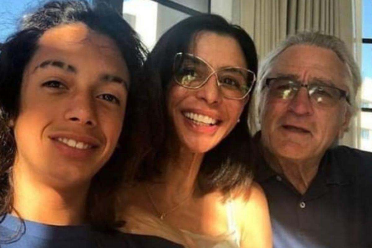 Robert de Niro, sua filha mais velha e o neto falecido