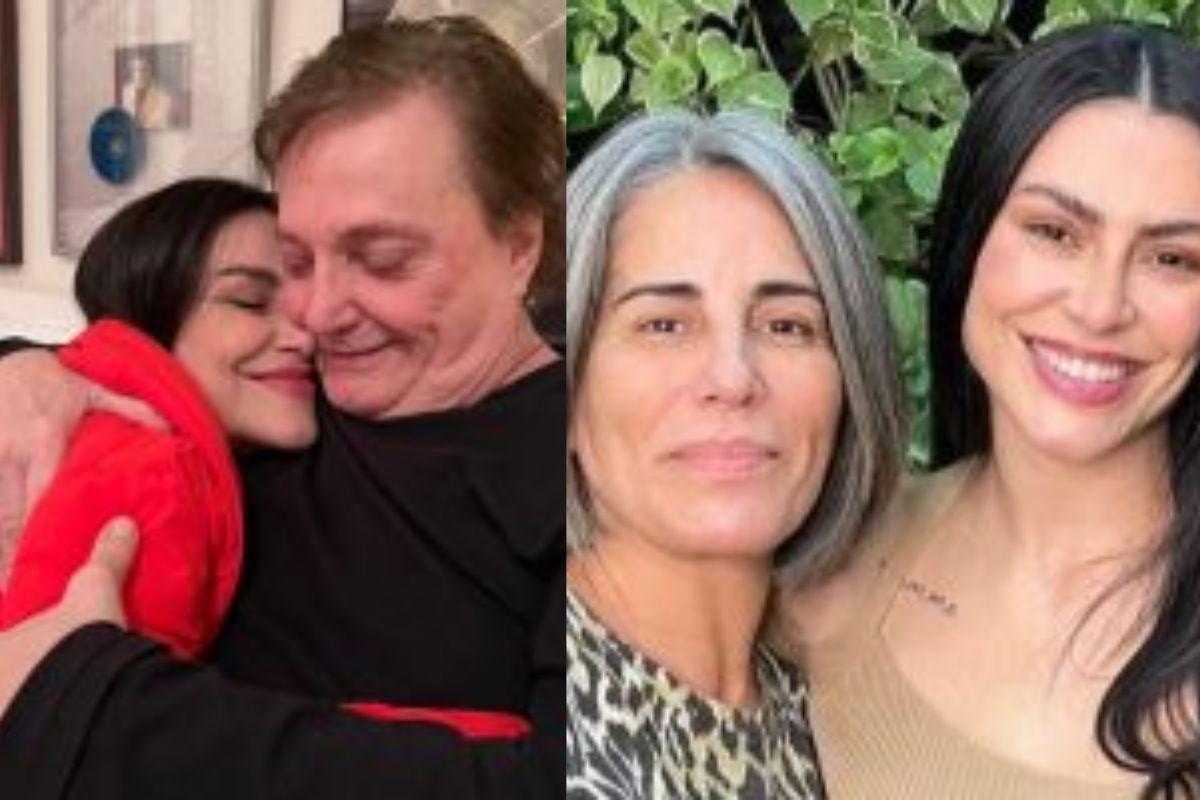 Cleo Pires e os pais