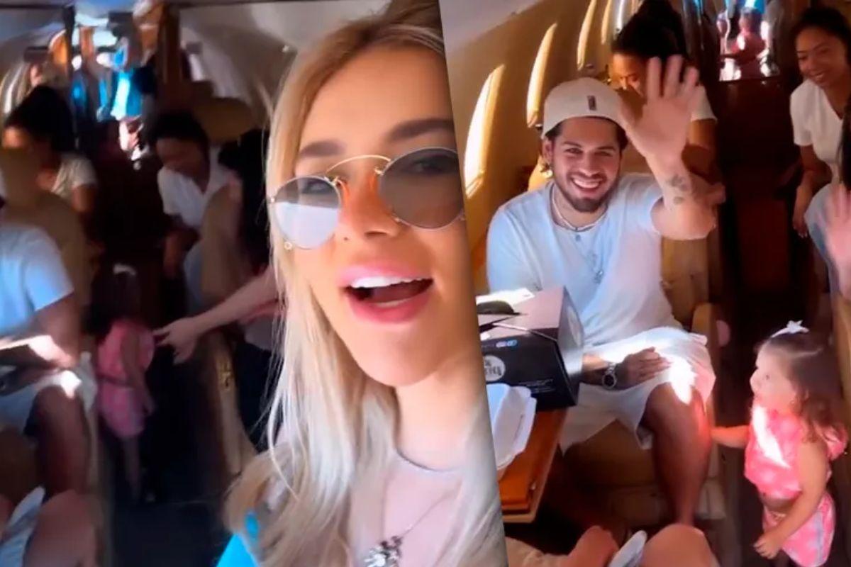 Jatinho de Virginia e Zé Felipe 