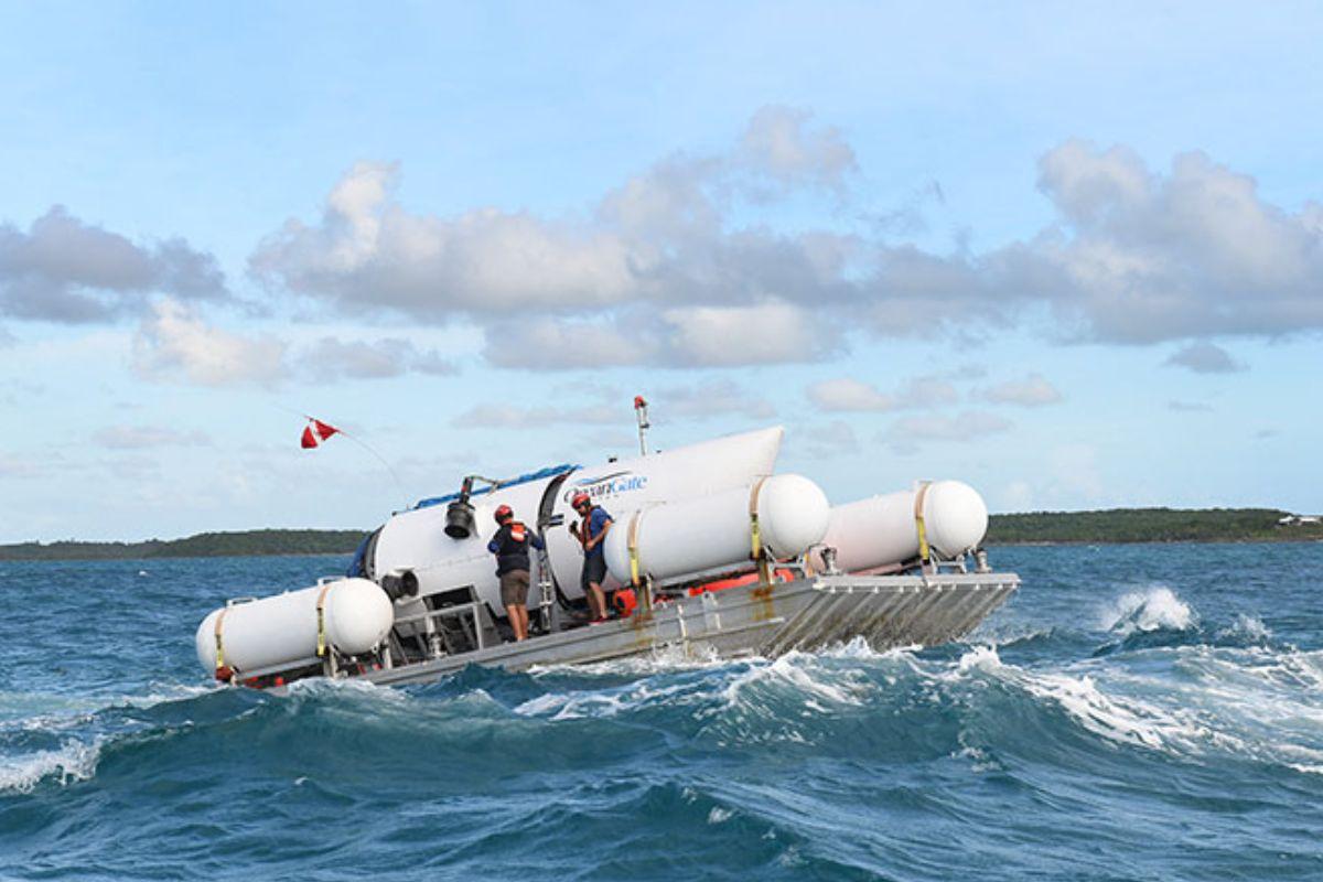 Submarino Titan que foi visitar destro&ccedil;os do Titanic com cinco tripulantes a bordo est&aacute; desaparecido