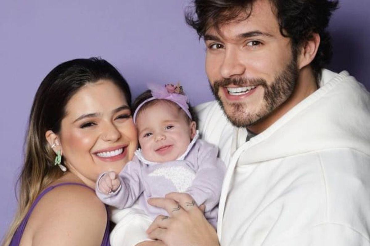 Viih Tube e Eliezer com a filha Lua (Foto: Reprodução/ Instagram)
