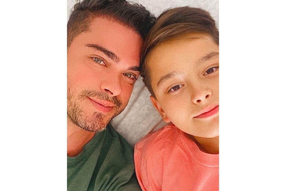 Sidney Sampaio e filho
