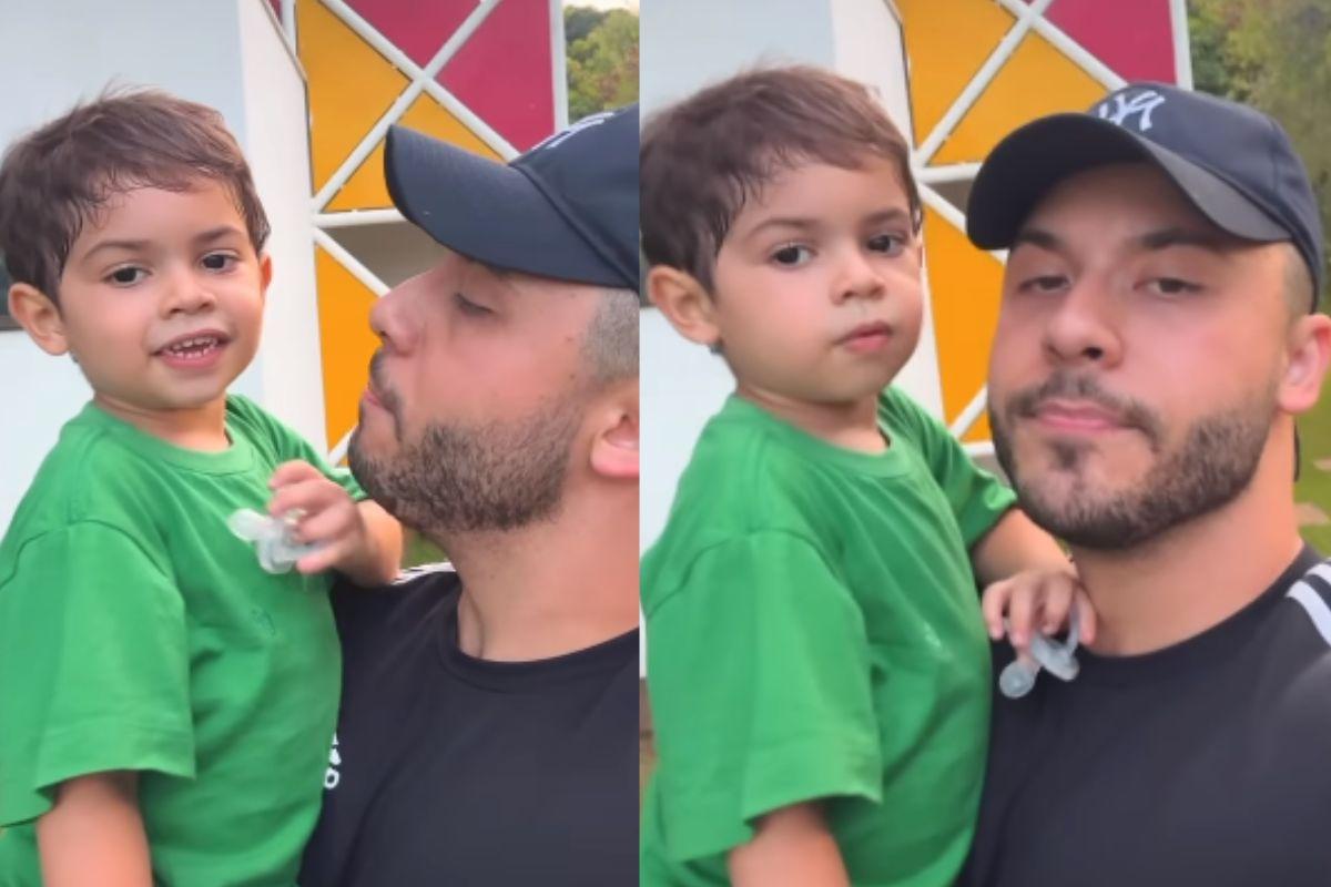 Murilo Huff, filho Murilo Huff, Leo Marilia Mendonça, filho Marilia Mendonça, pai do filho de Marilia Mendonça, ex Marilia Mendonça