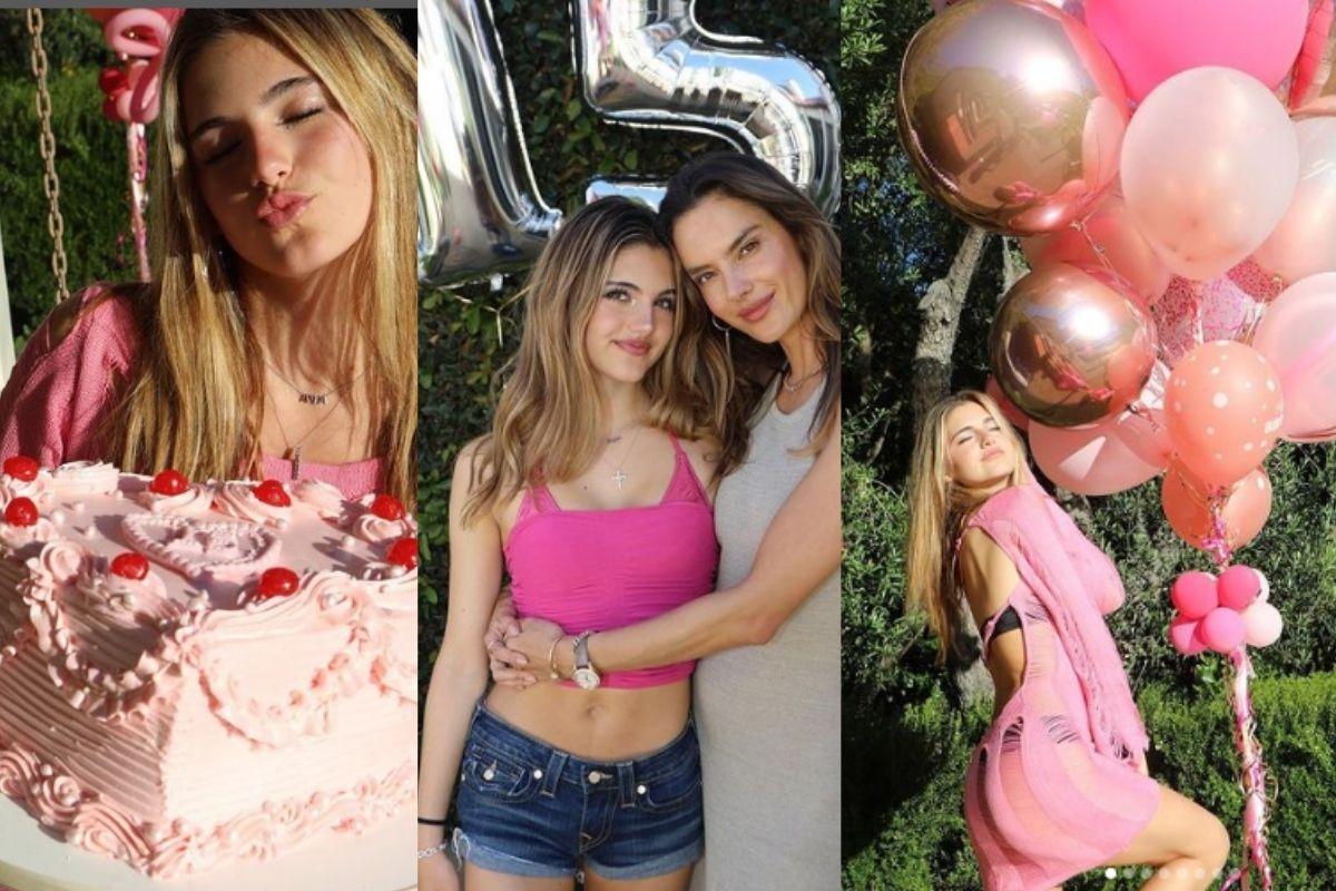 Filha de Alessandra Ambrósio comemora 15 anos 