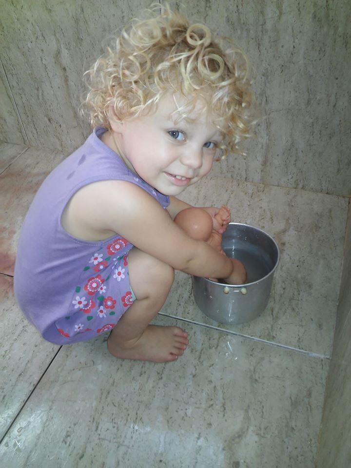 Samantha, 1ano, filha de Marcelo e Suhênia