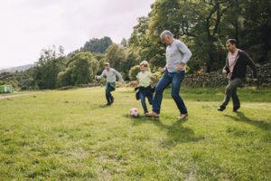 É muito importante que toda a família pratique esporte! 