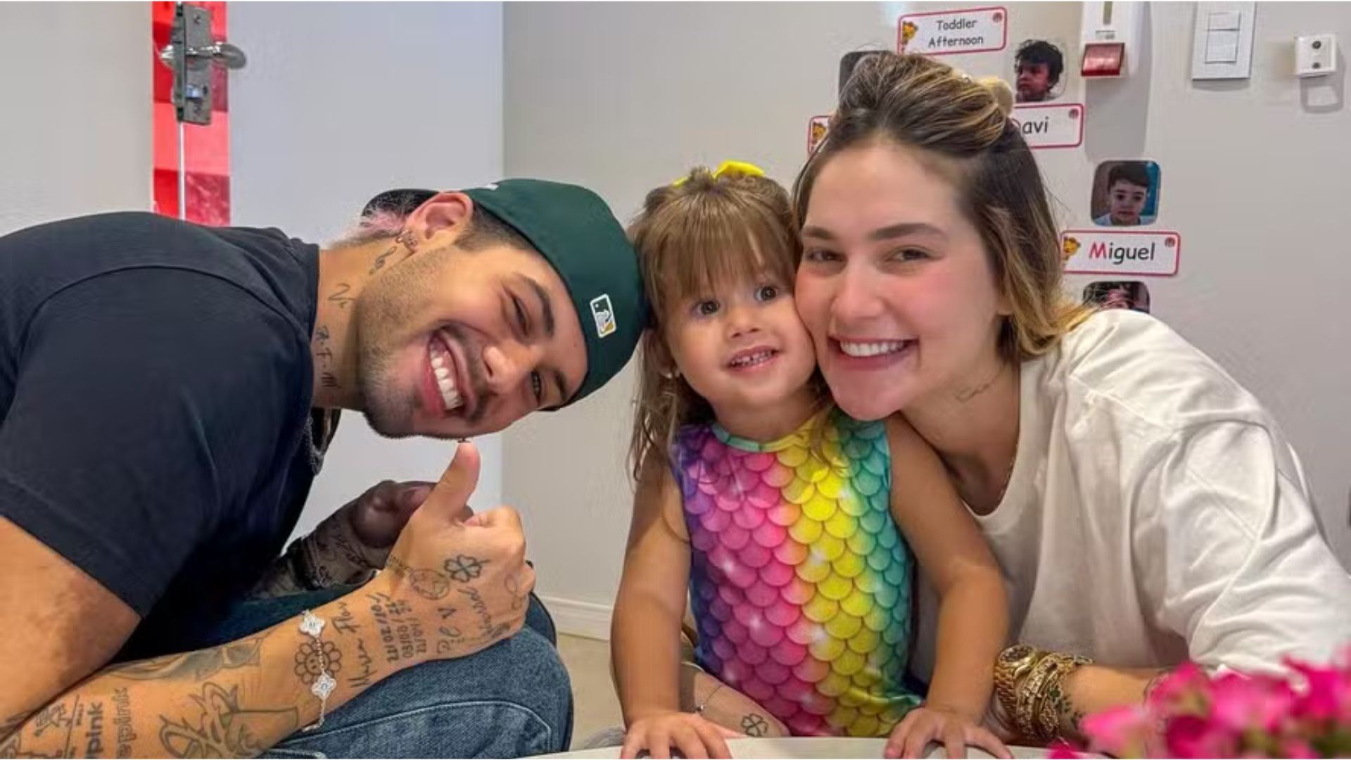 Virginia, Z&eacute; Felipe e Maria Alice
