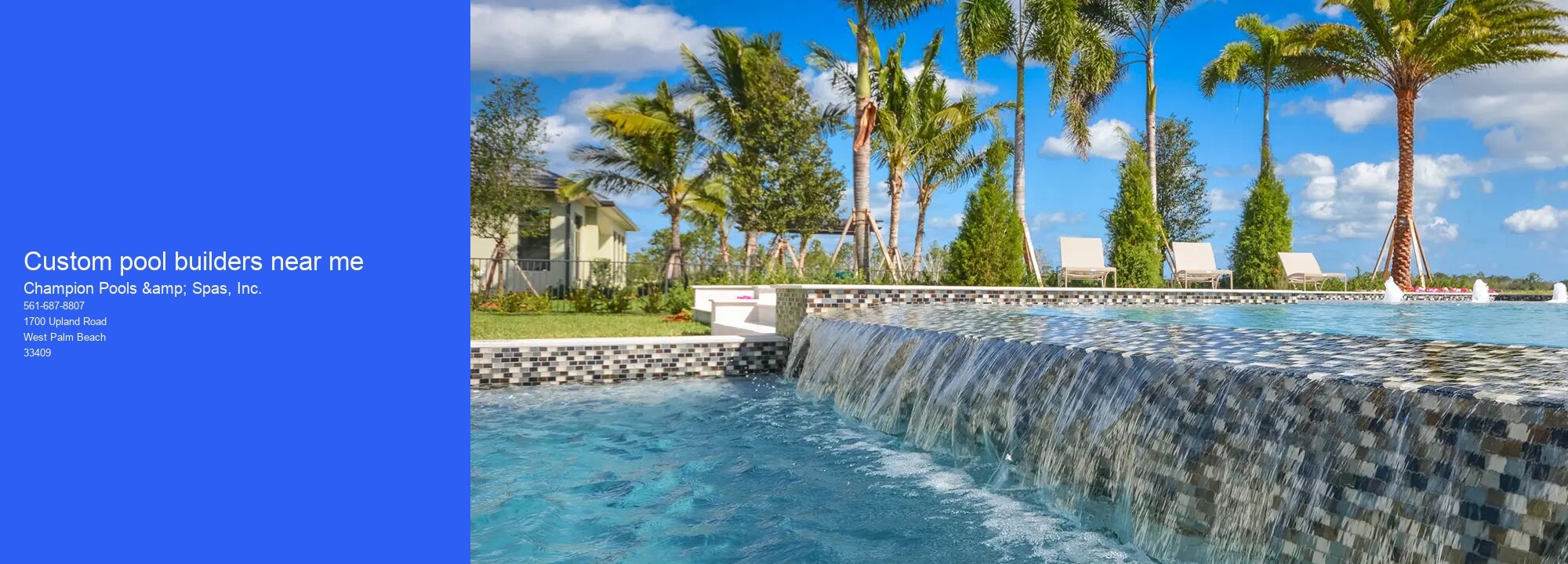 Custom pool builders near me