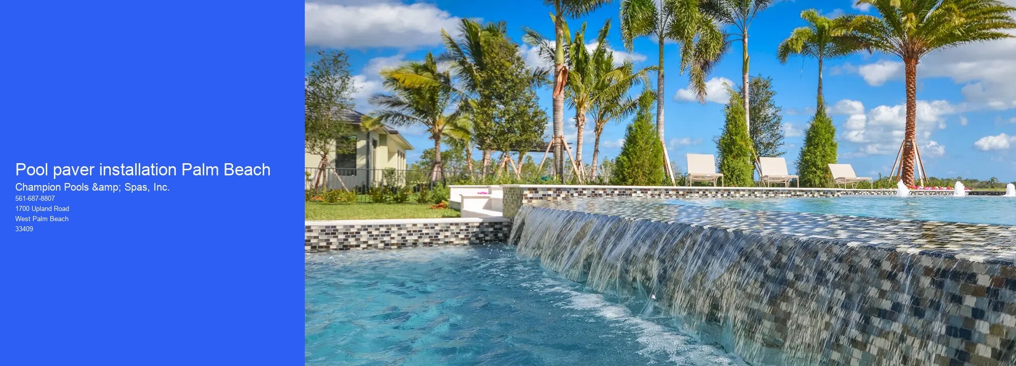 Pool paver installation Palm Beach