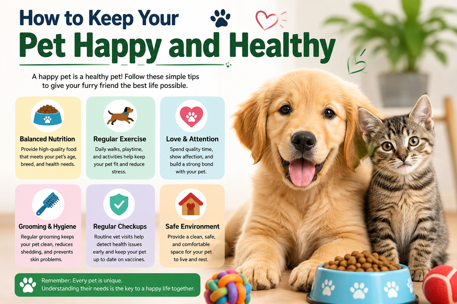 How to Keep Your Pet Happy and Healthy