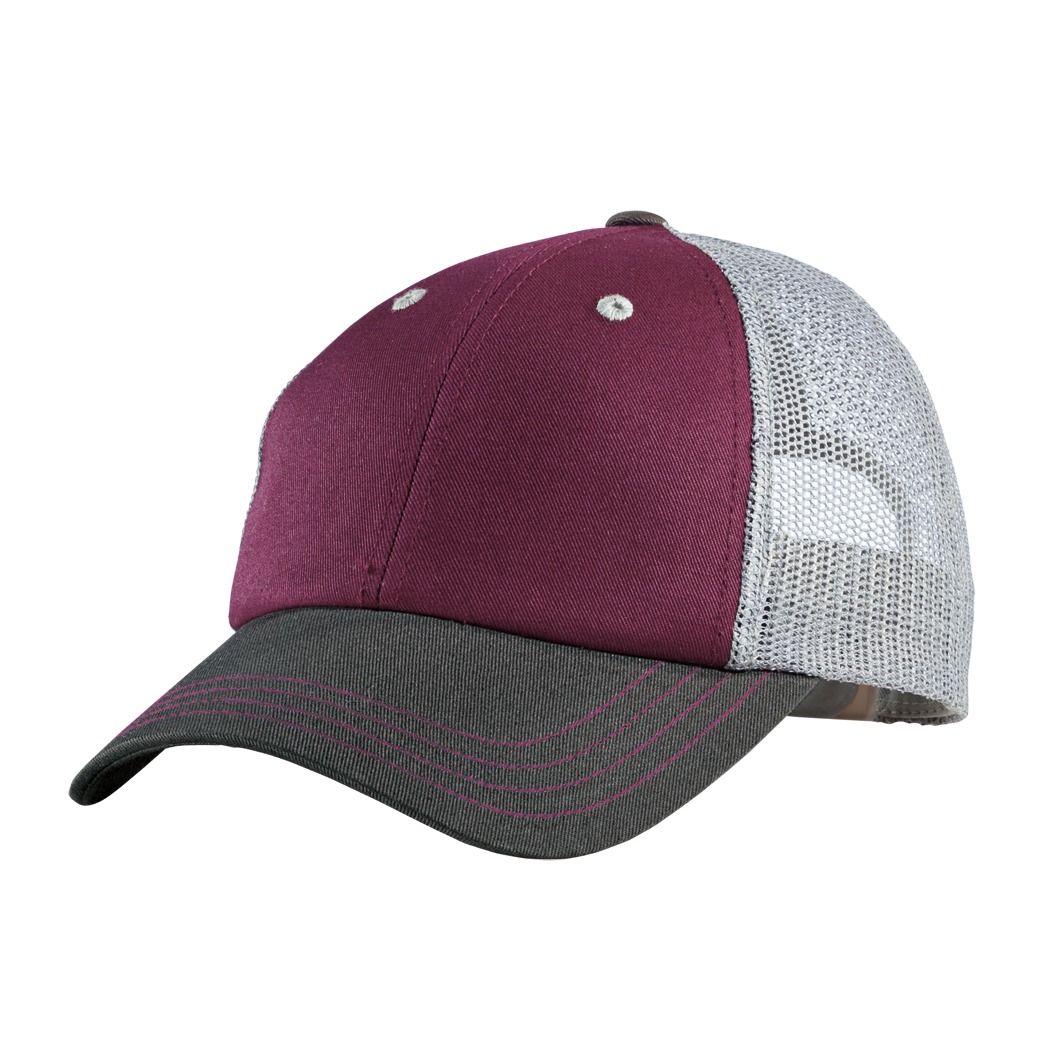 District DT616 — Maroon Charcoal Grey