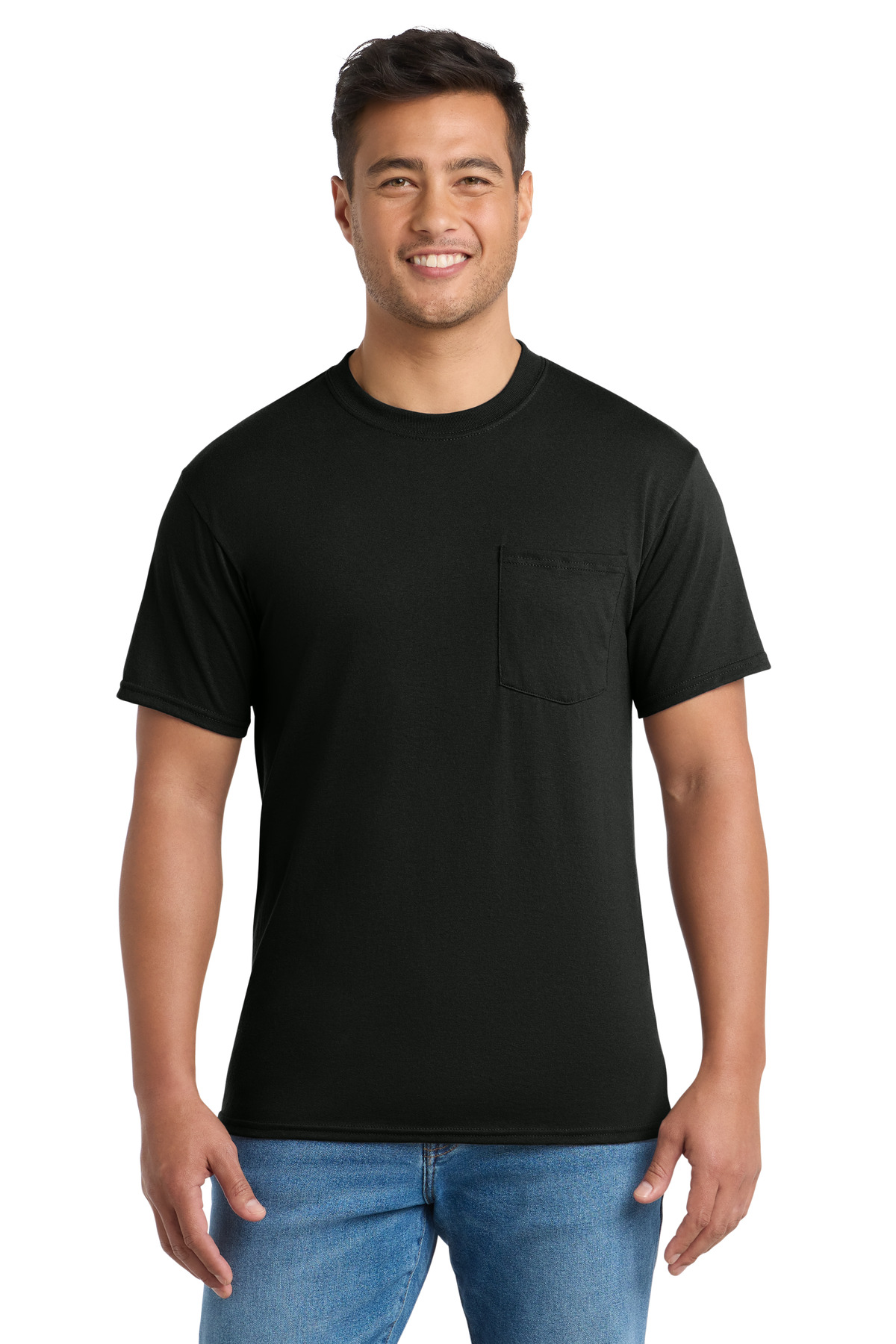 Port & Co PC55PT — Jet Black