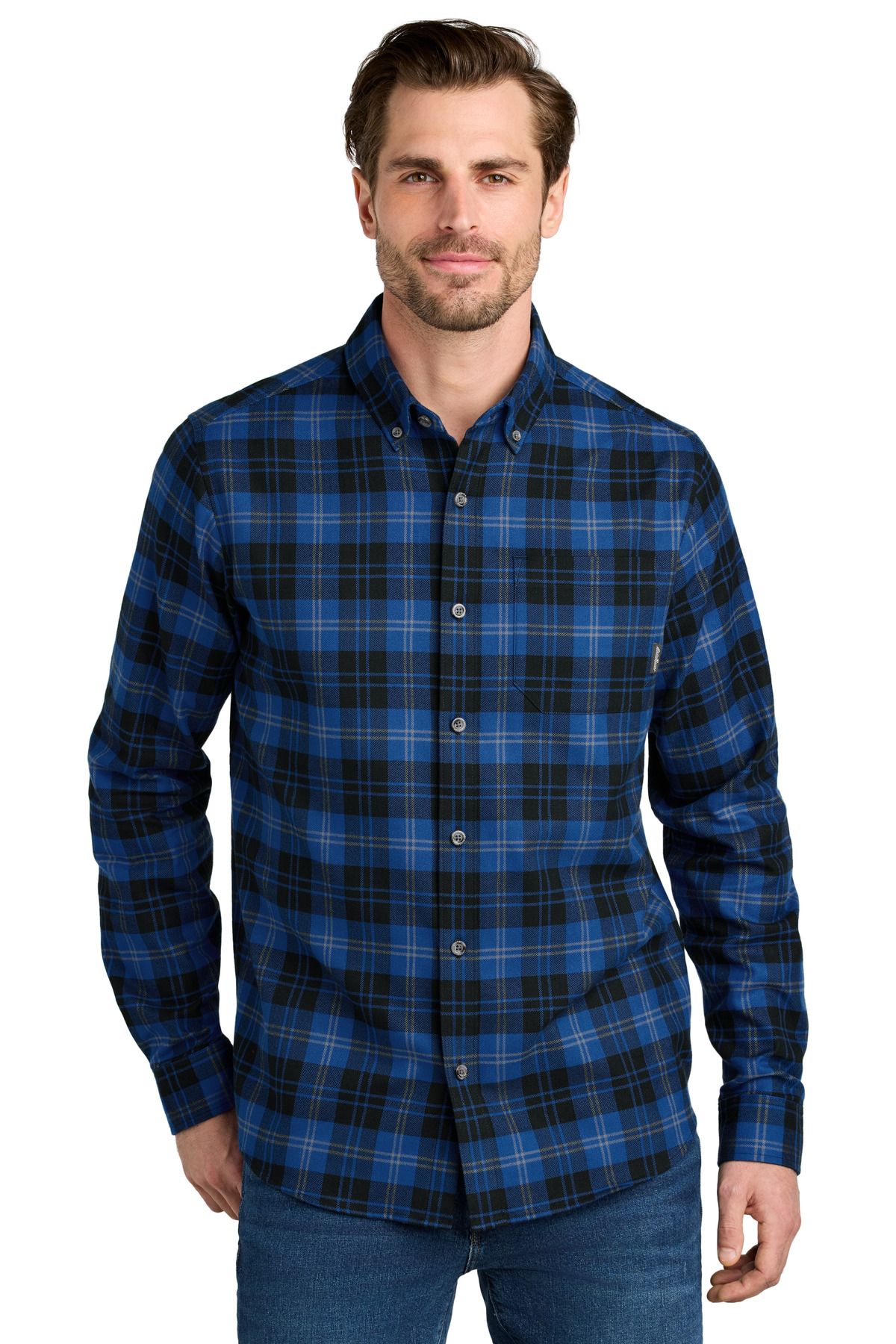 Eddie Bauer EB610 — Cobalt Tartan