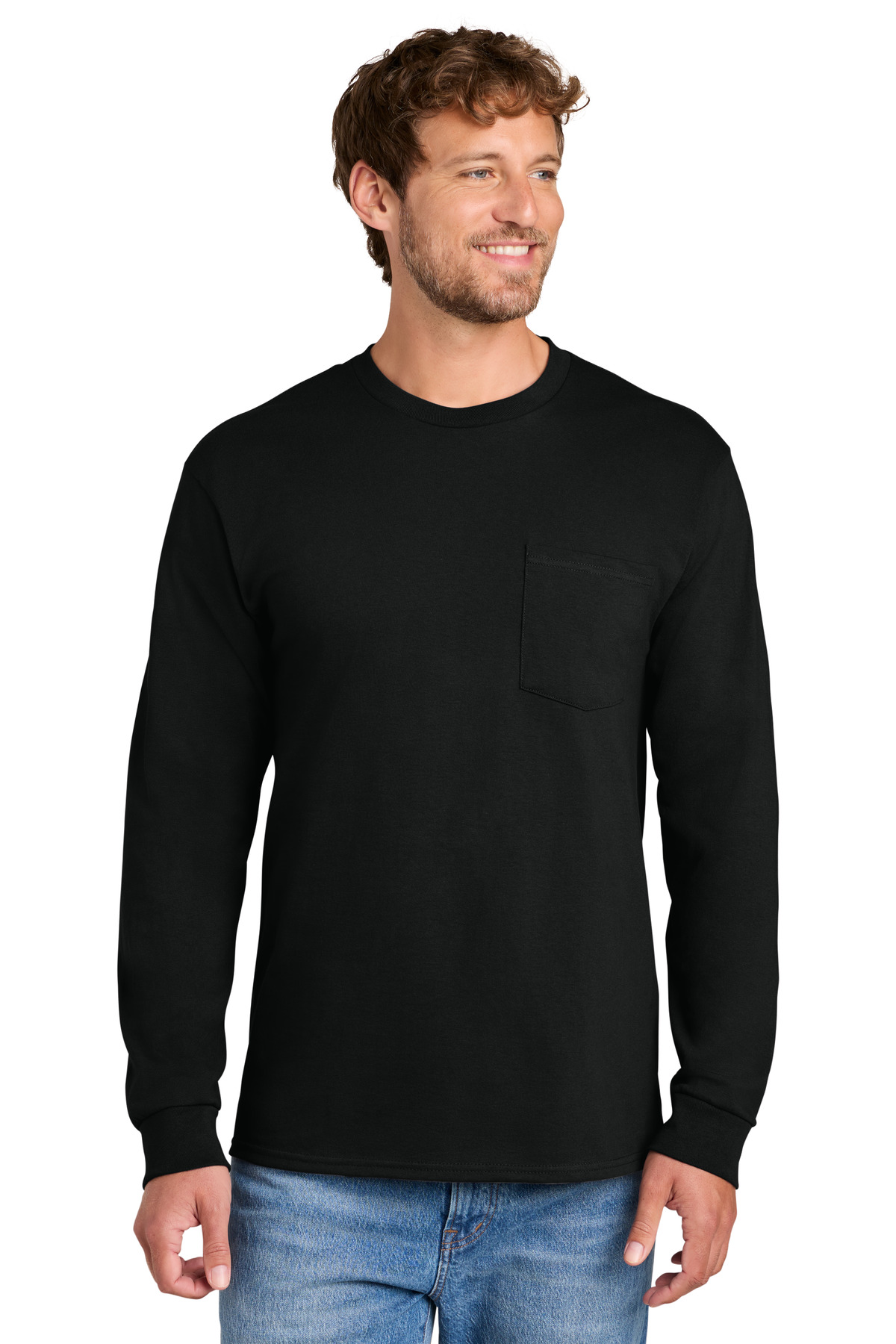 Port & Co PC61LSPT — Jet Black