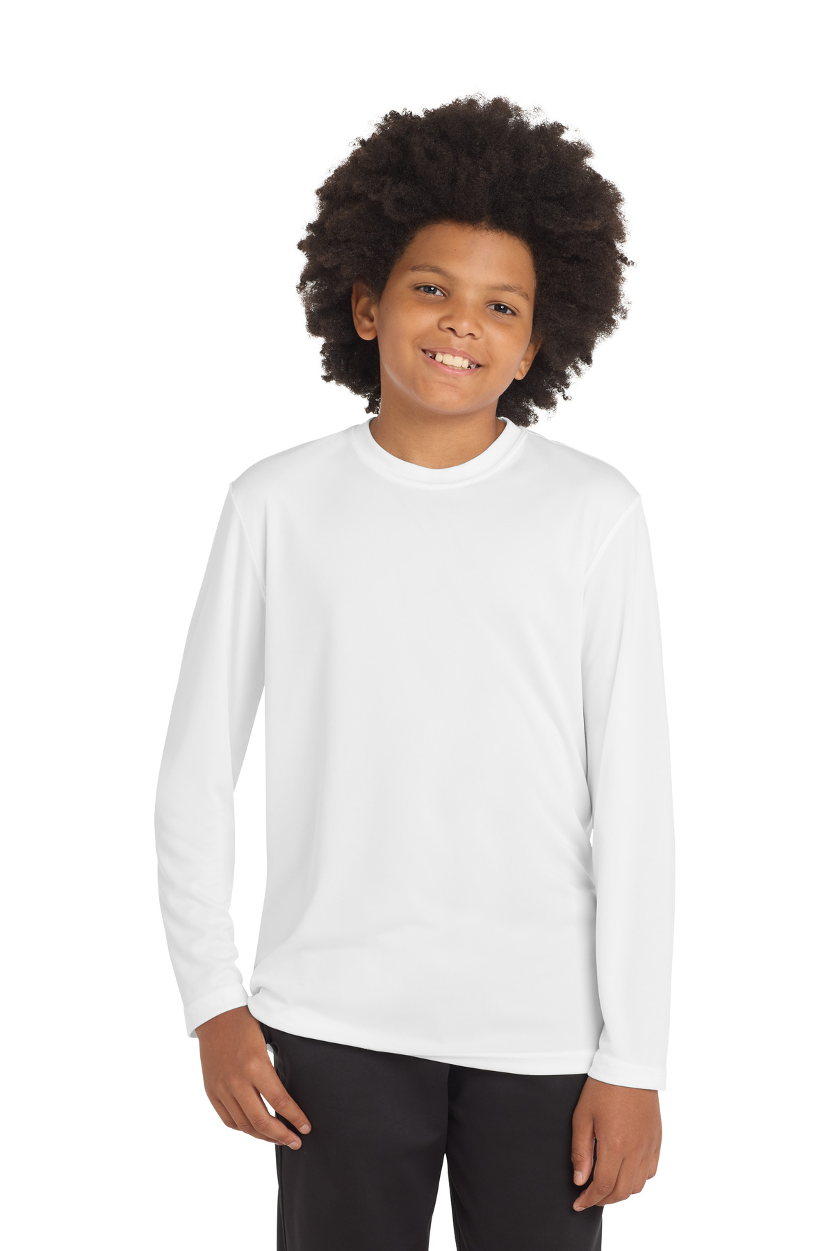 Sport-Tek YST350LS — White