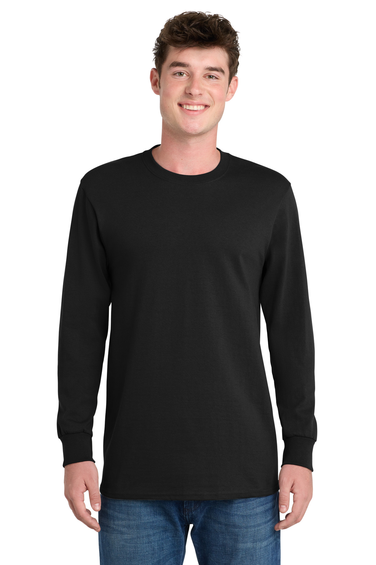 Port & Co PC61LST — Jet Black