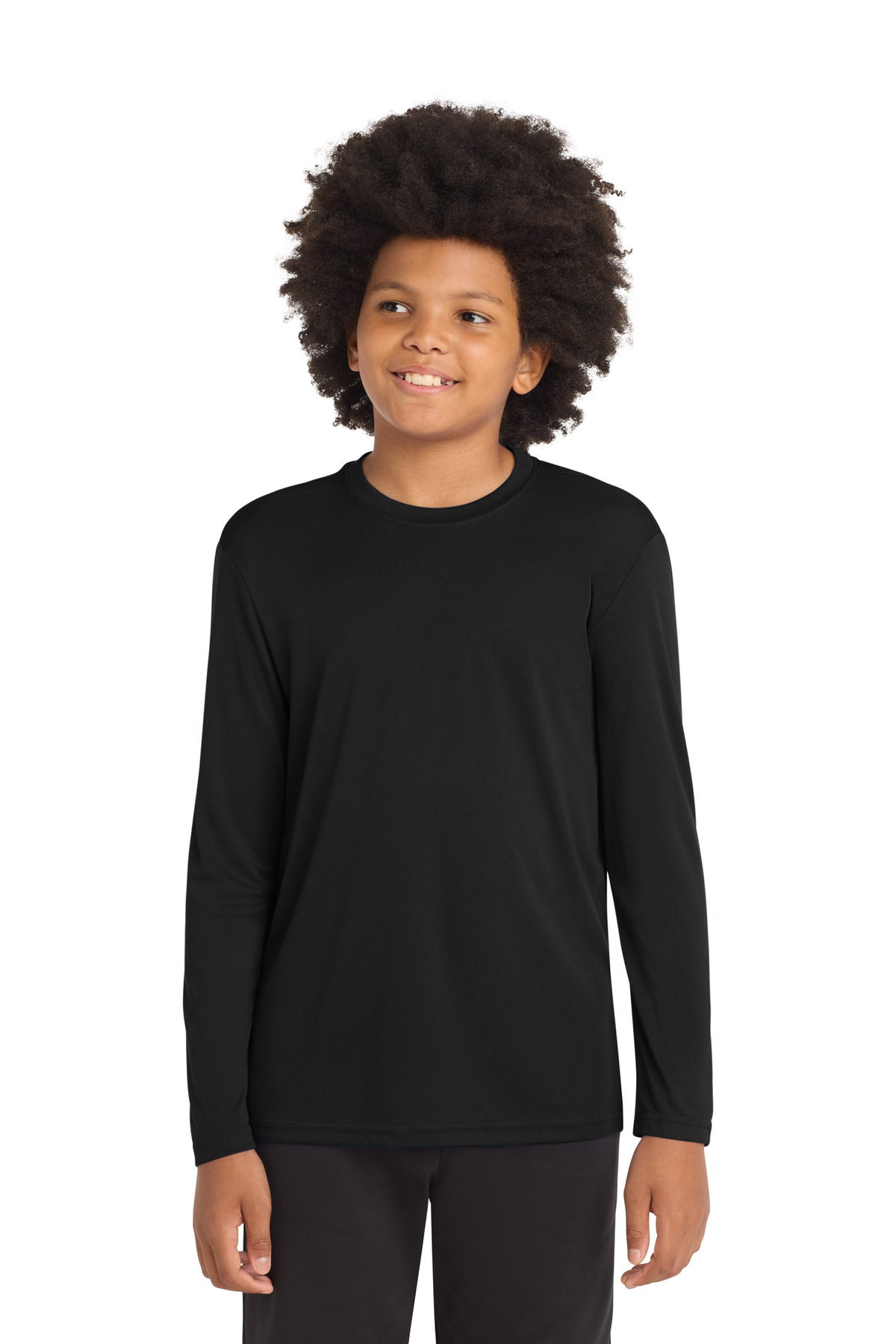 Sport-Tek YST350LS — Black