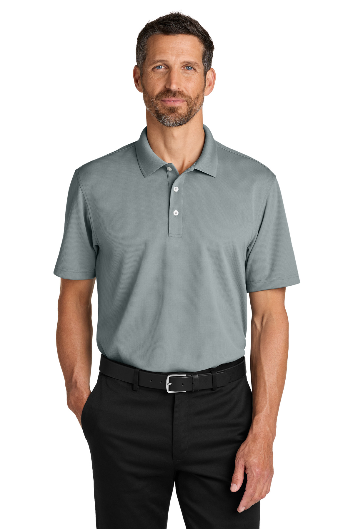 Port Authority K845 — Light Sterling Grey front