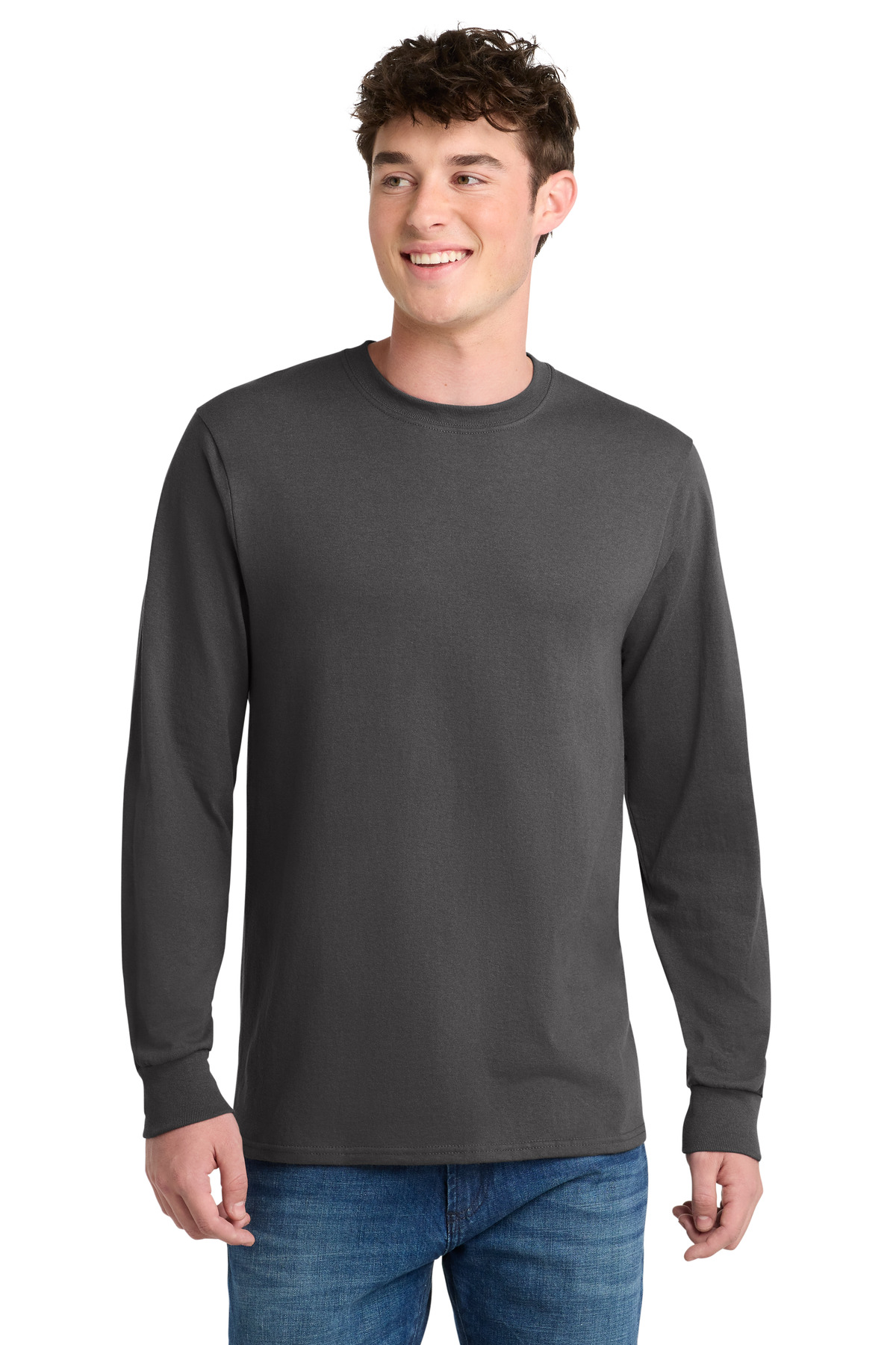 Port & Co PC55LS — Charcoal