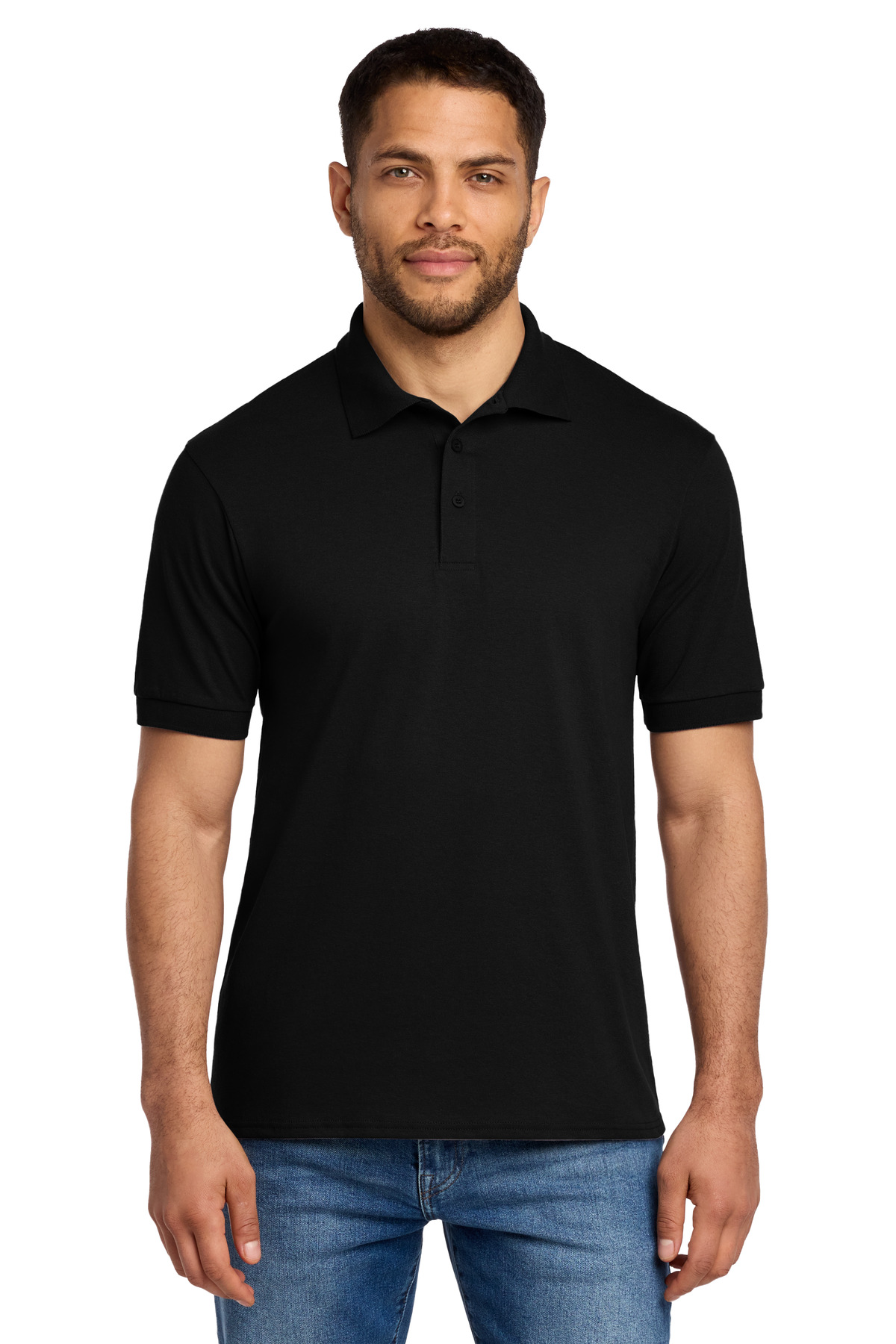 Port & Co KP55T — Jet Black