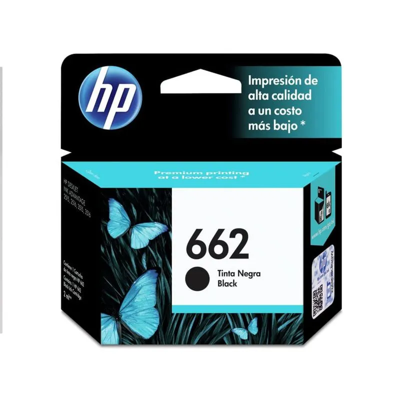 CARTUCHO HP 662 NEGRO