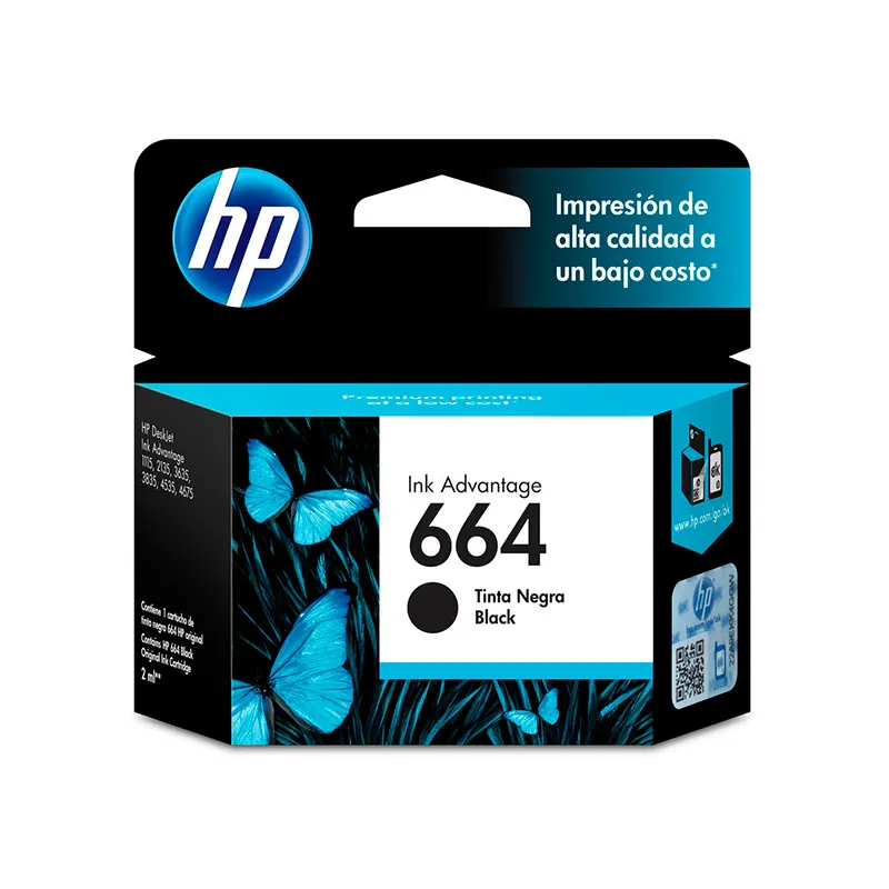 CARTUCHO HP 664 NEGRO