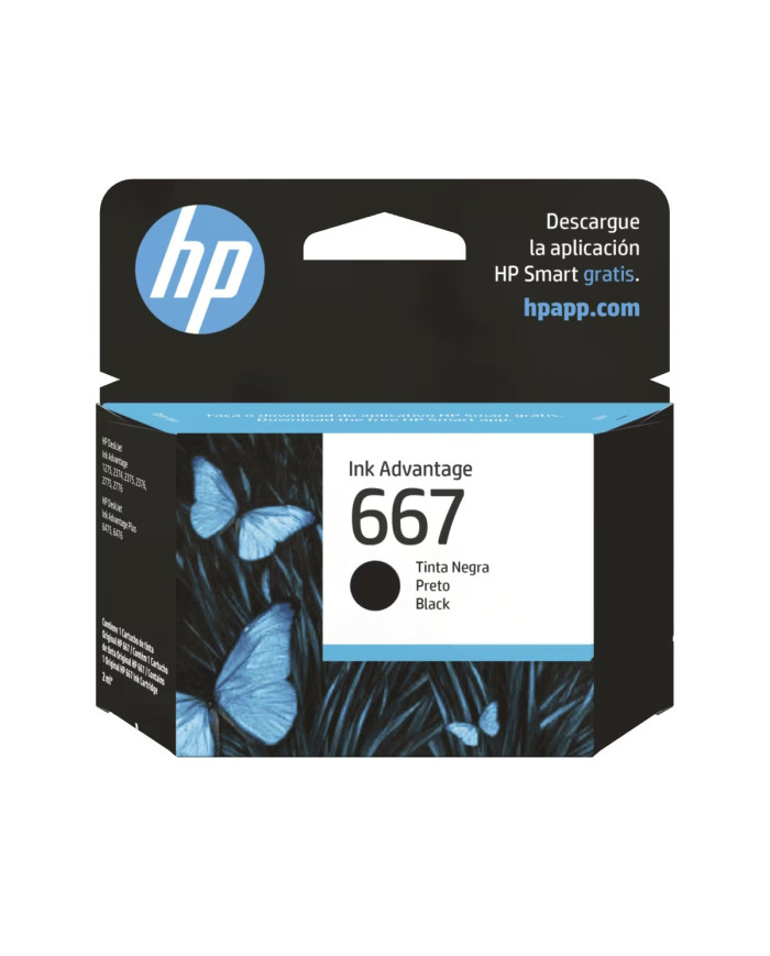 CARTUCHO HP 667 NEGRO