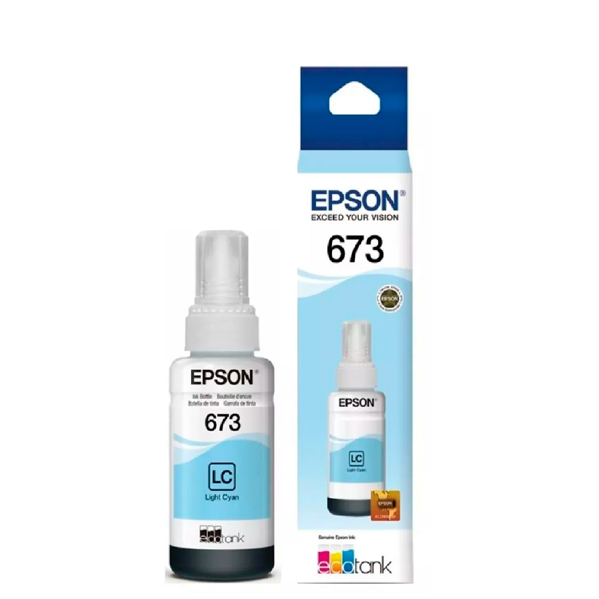 TINTA EPSON 673 LIGHT CYAN