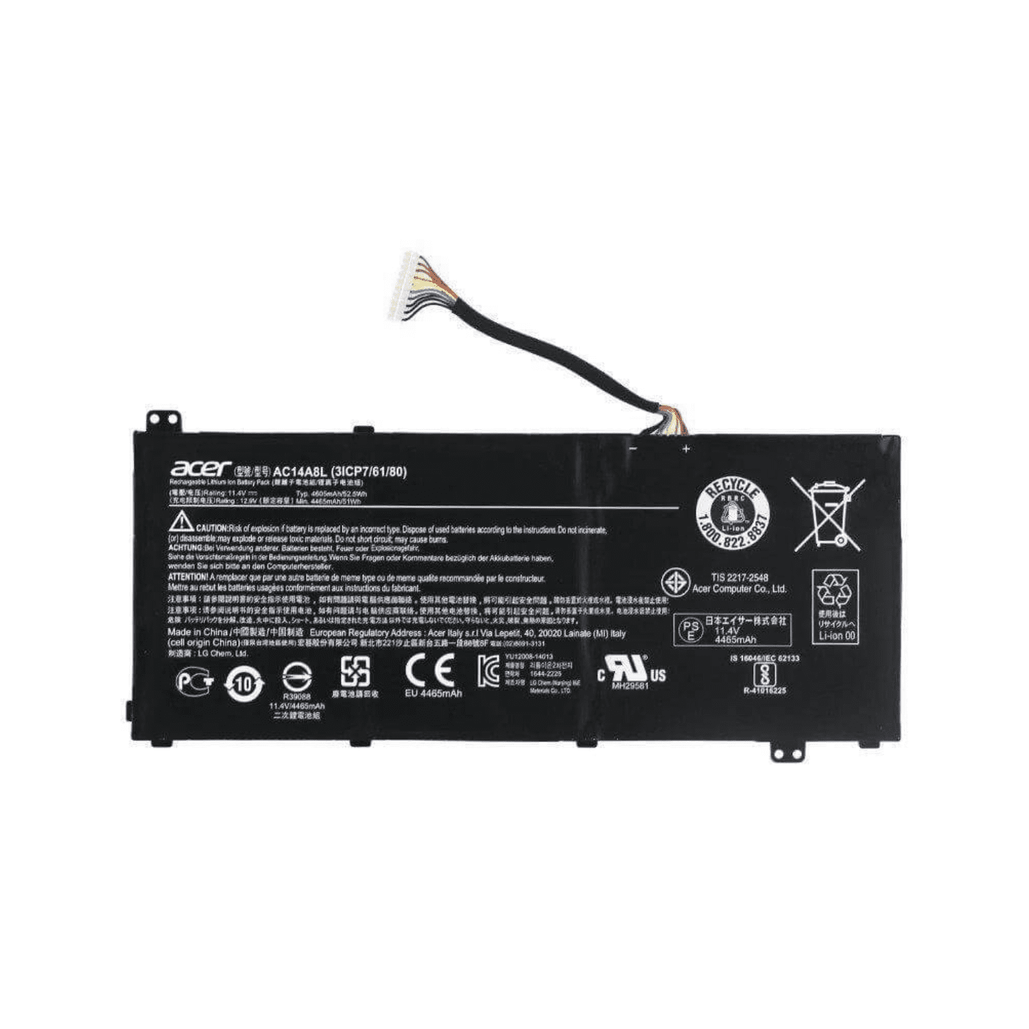BATERÍA PORTÁTIL ACER