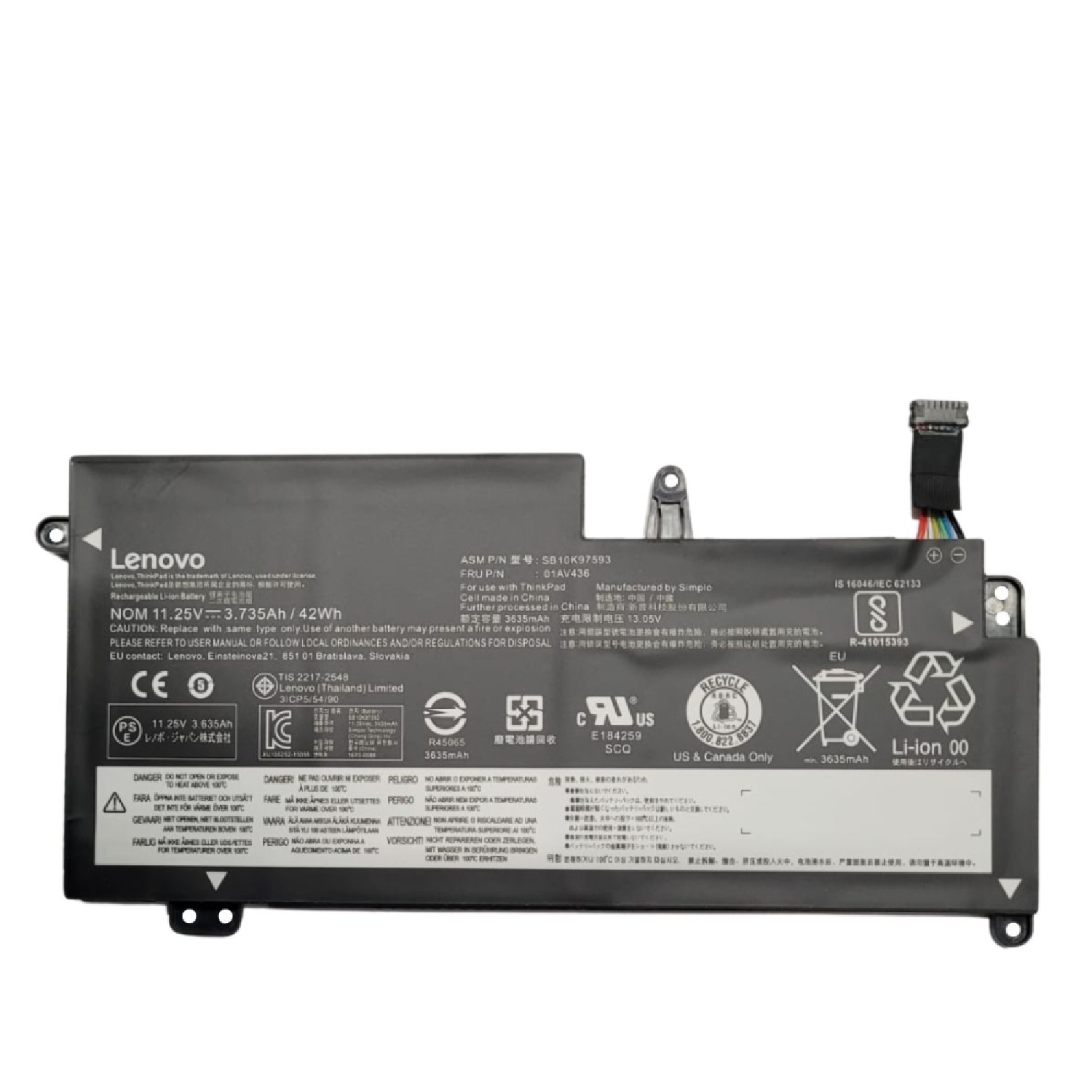 BATERÍA PORTÁTIL LENOVO