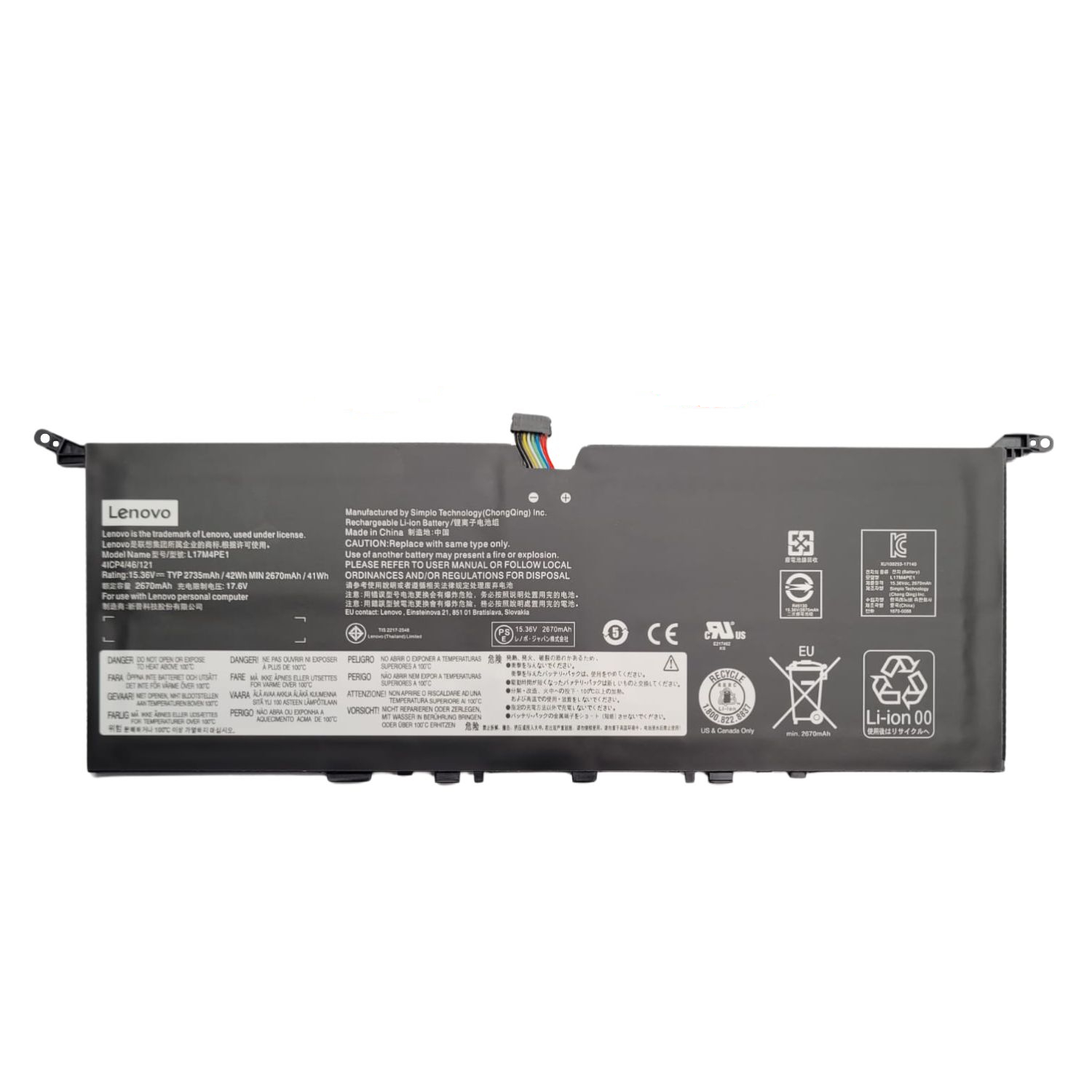 BATERÍA PORTÁTIL LENOVO