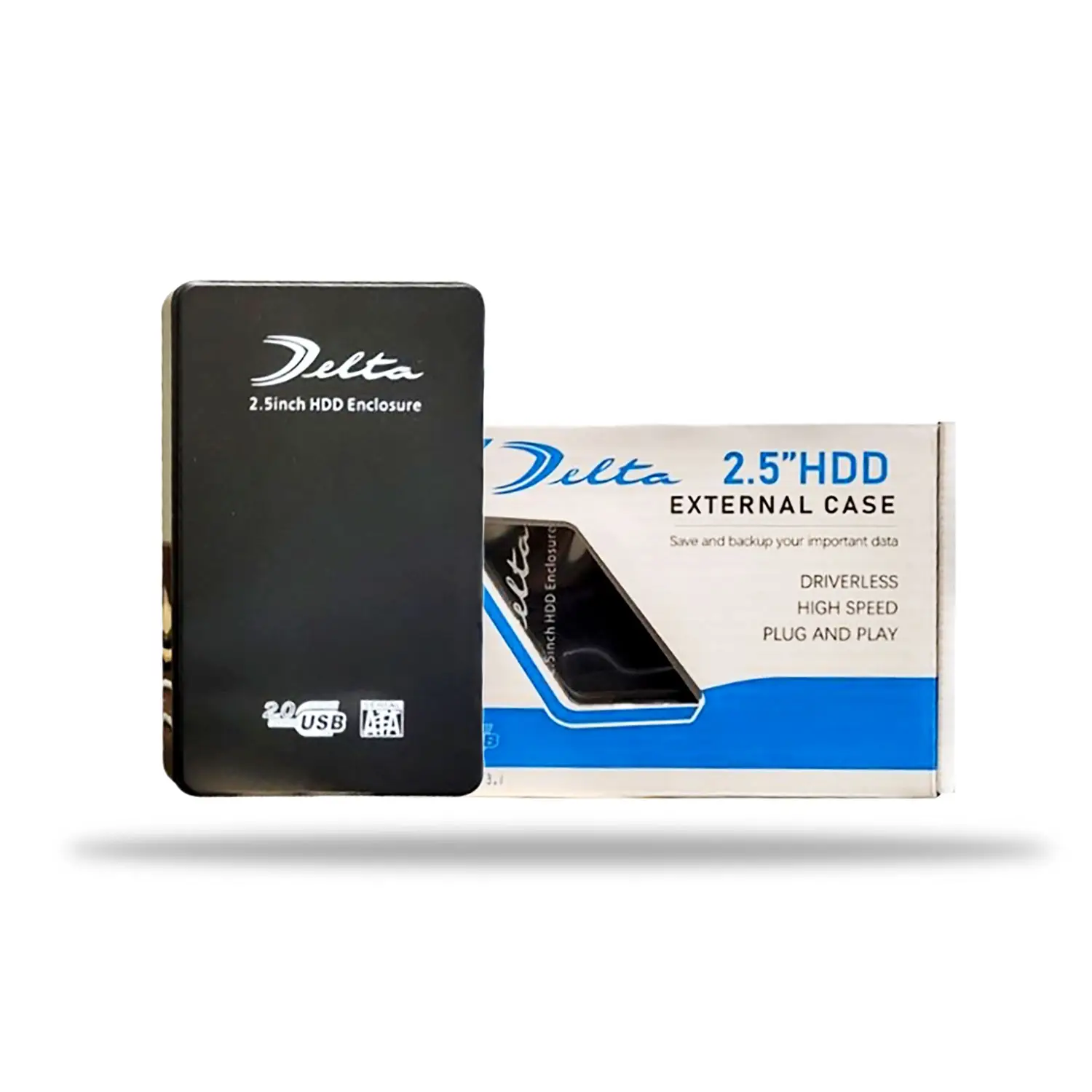 CASE 2.5 USB 2.0 PLASTICO DELTA