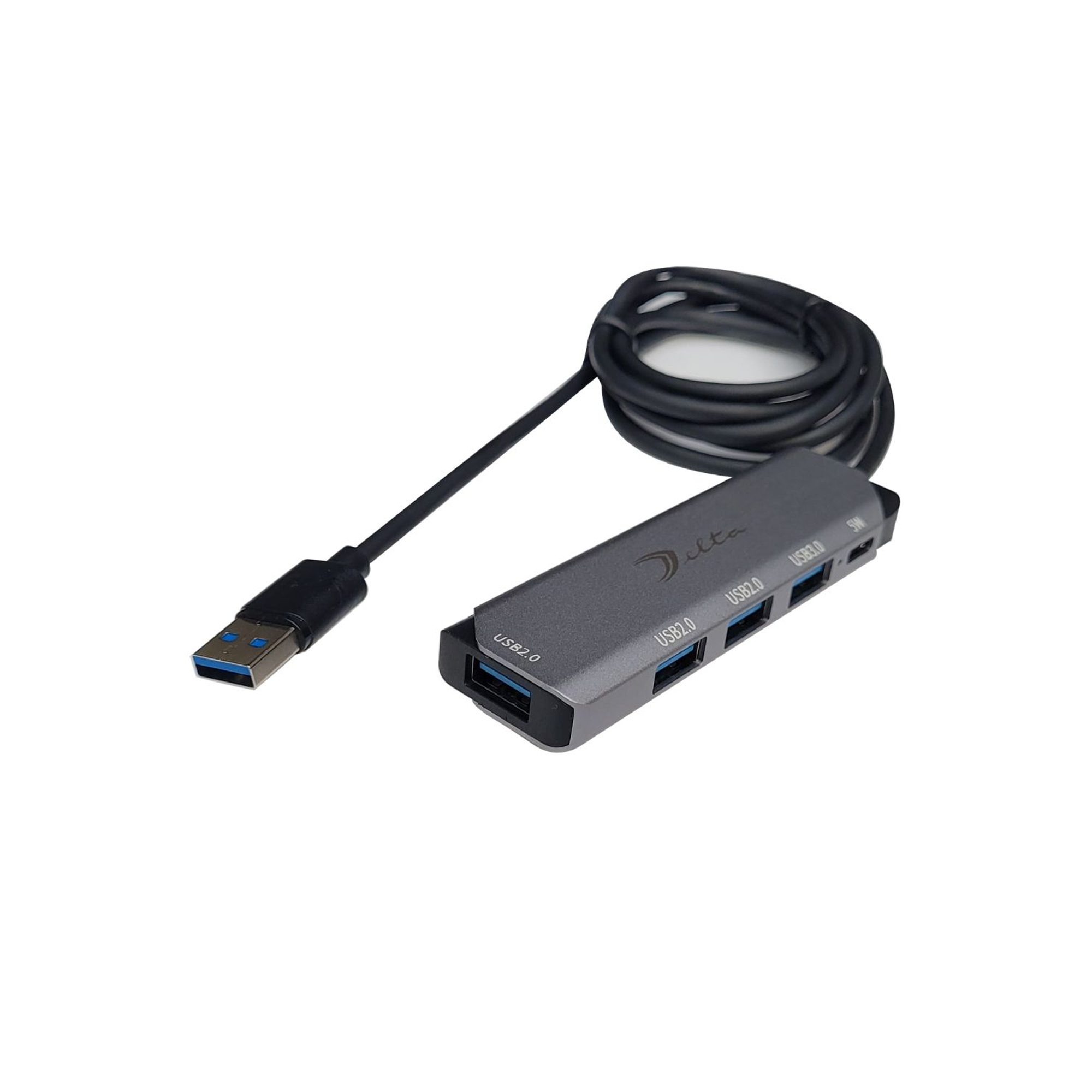 HUB USB 3.0 Mod. Ad-611S 5 Puertos USB3.0*1+USB2.0*3+Pd