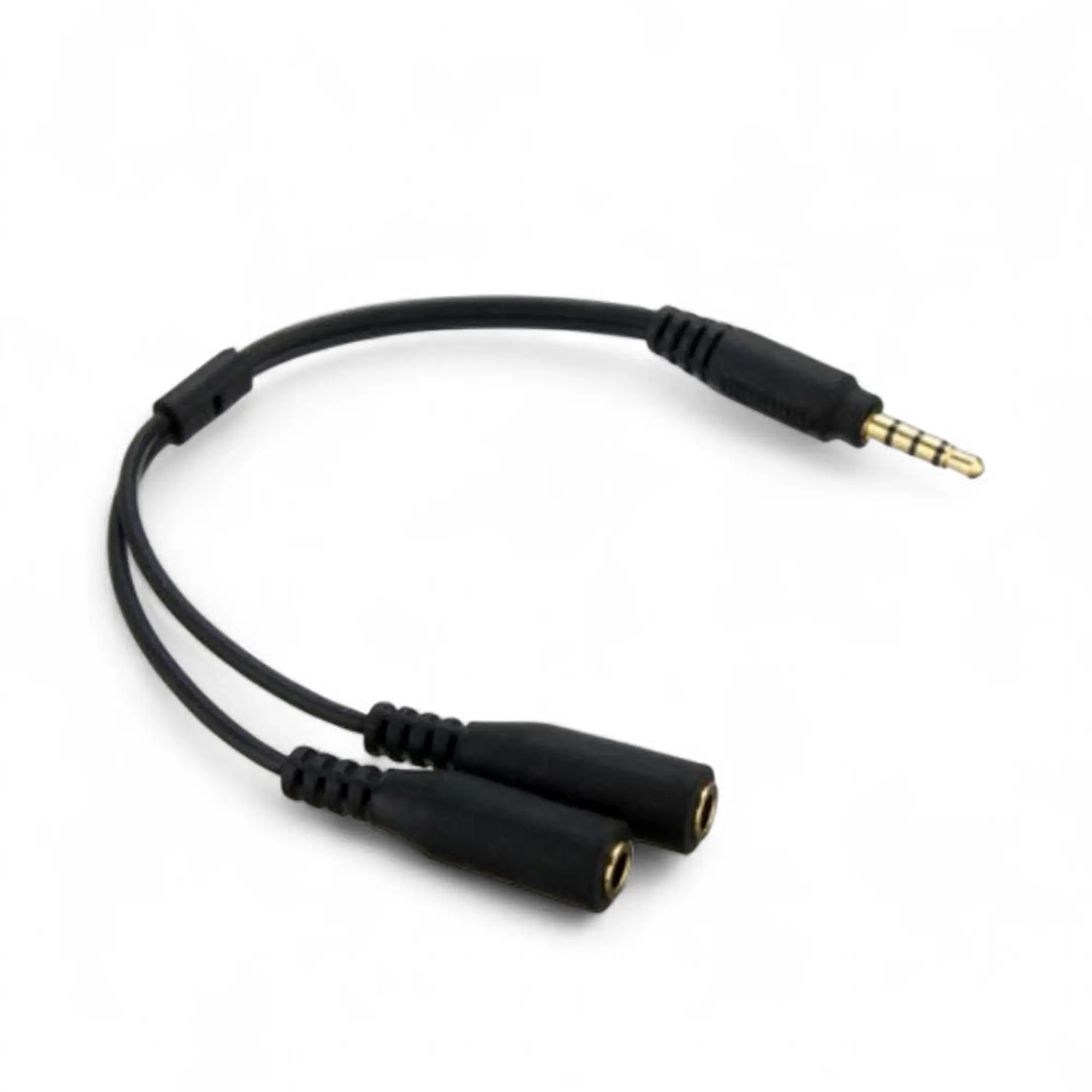 CABLE DE AUDIO 3.5MM 1 MACHO 2 HEMBRA MIC+SPEAKER