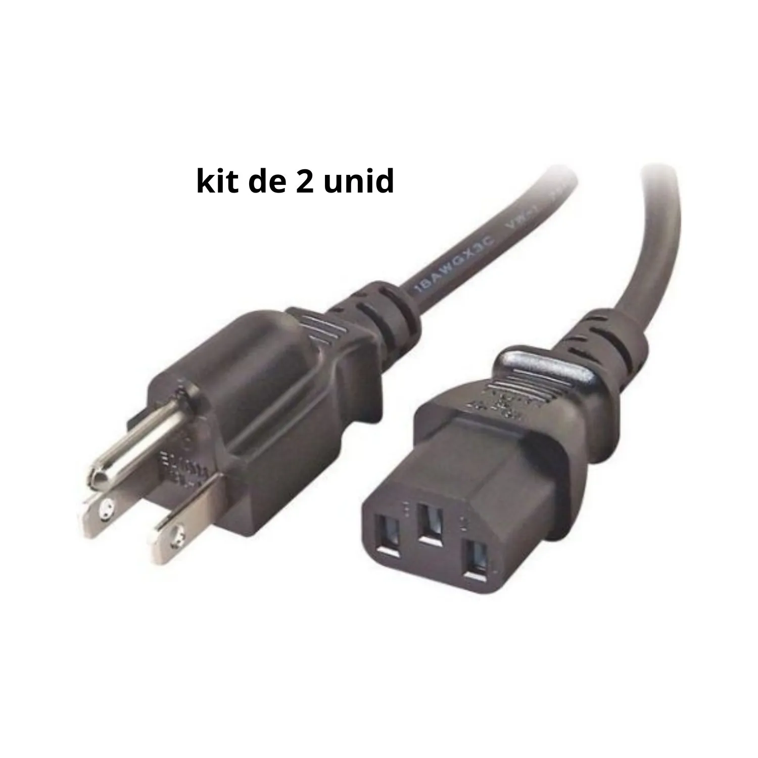 KIT CABLE DE PODER DE CPU DE 1.2 M (2U)