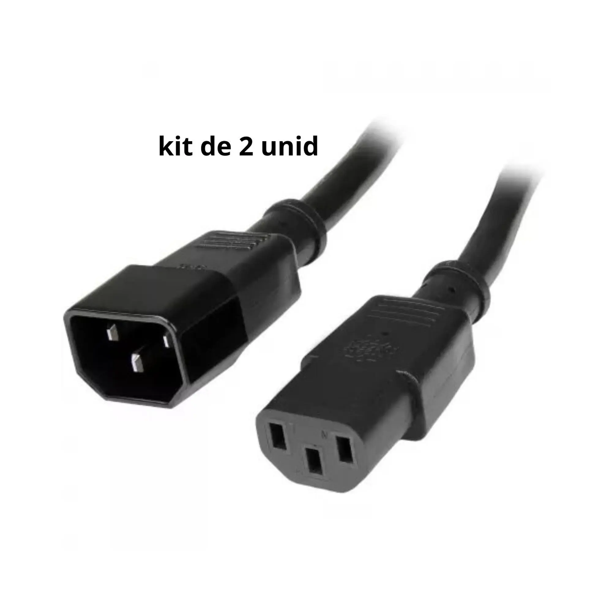 KIT CABLE DE PODER DE CPU HEMBRA MACHO L=1.8 m (2U)