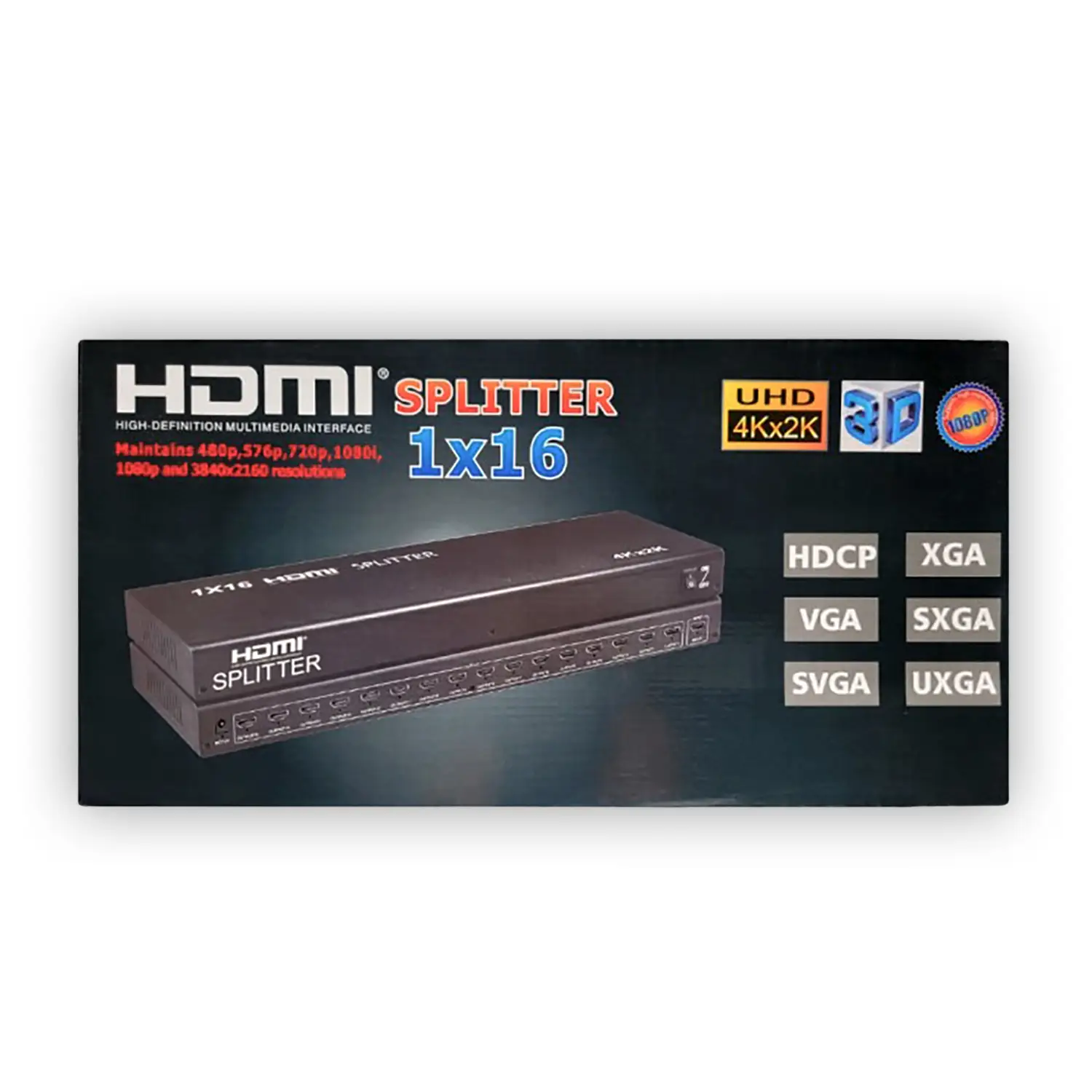 SPLITER HDMI 16 PUERTOS 4Kx2K-3D