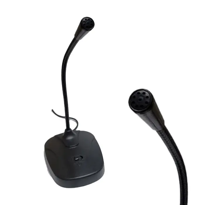 MICROFONO MULTIMEDIA DE PEDESTAL PLUG USB MOD M6