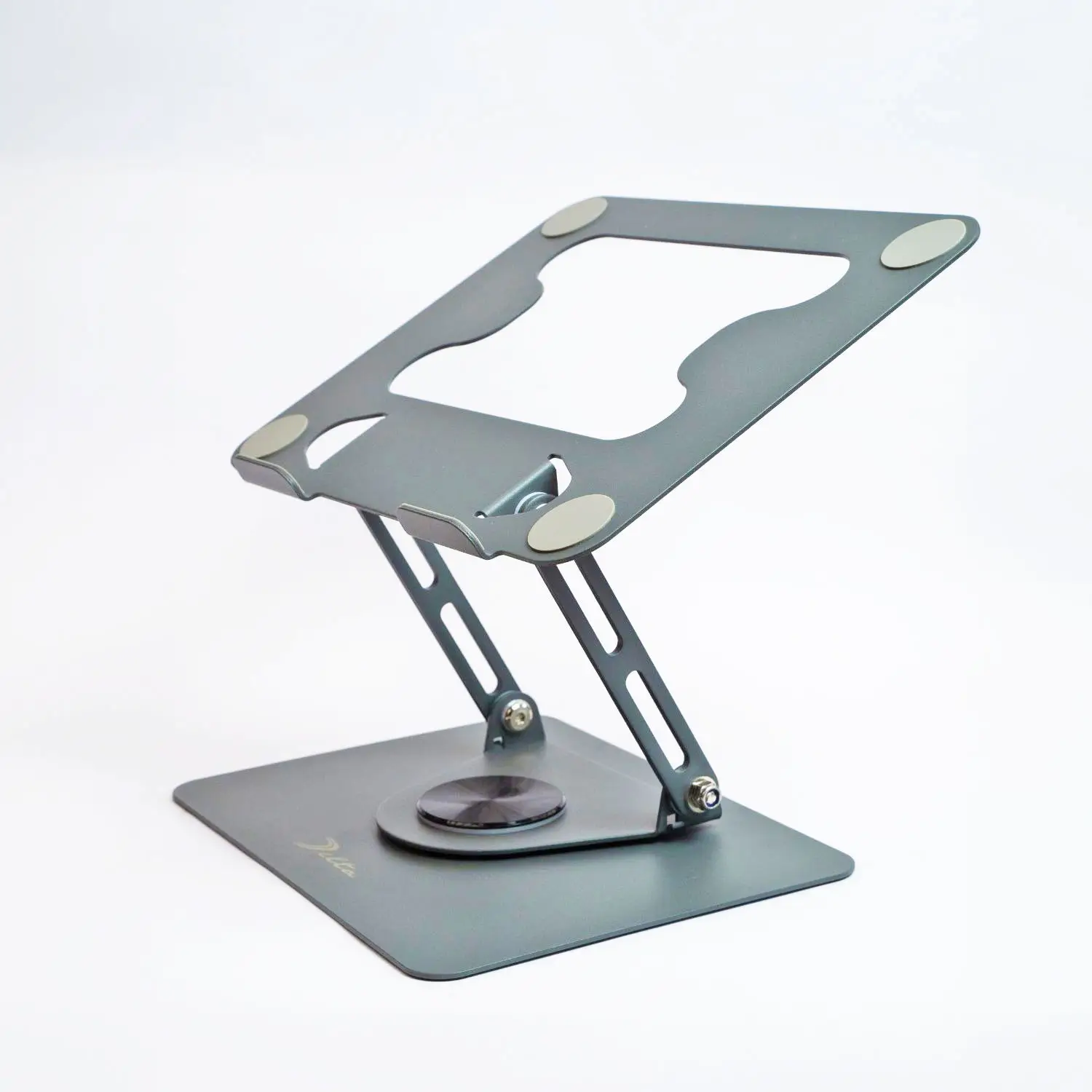 SOPORTE DE LAPTOP GIRATORIO GRIS