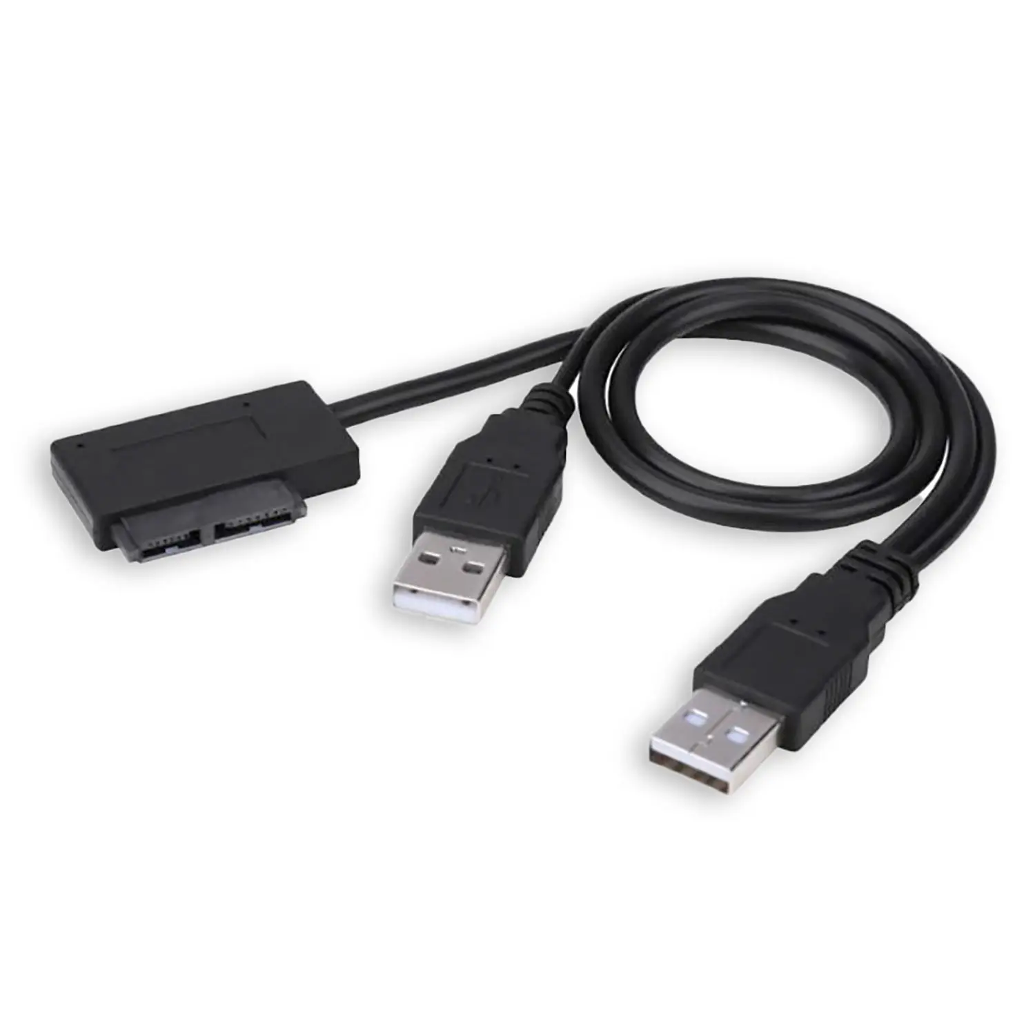 CABLE CONVERTIDOR USB 2.0 A SLIMLINE SATA 7+6 PIN (13 PINES)