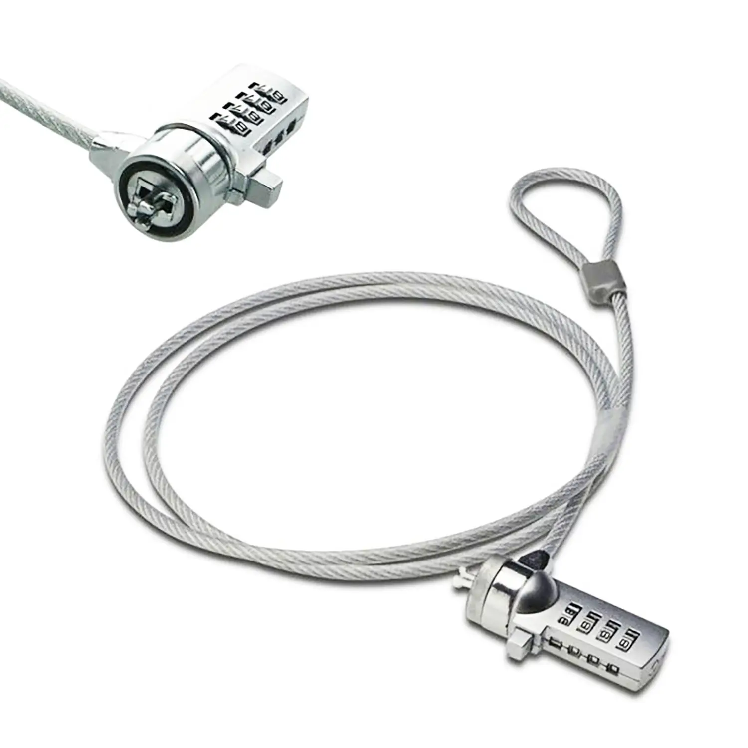 CANDADO PARA LAPTOP DELGADA CON CLAVE RANURA 3.0×7.0 mm DELTA L=1.80m